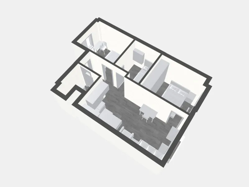 Apartment - Middle Floor Apartment в продаже в Málaga, Málaga. В доме 3 спален и 1 ванных комнат. Площадь дома 57 м²