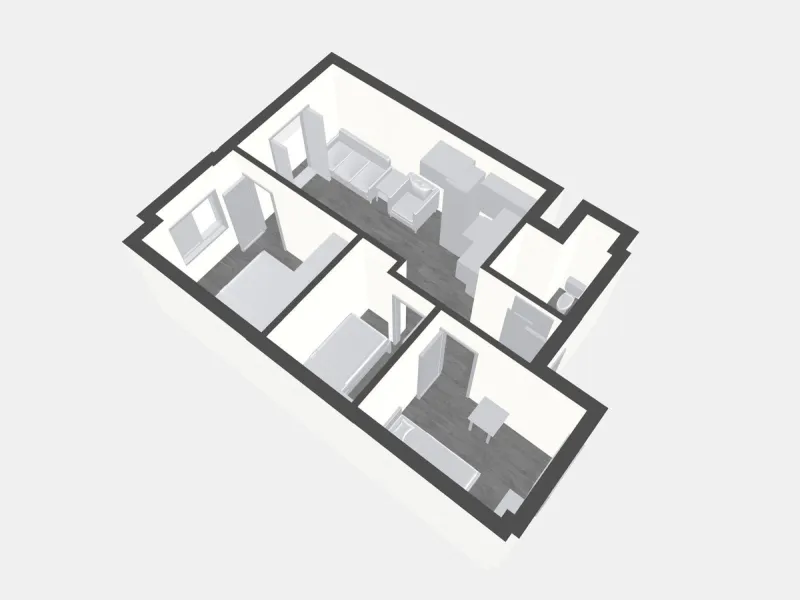 Apartment - Middle Floor Apartment в продаже в Málaga, Málaga. В доме 3 спален и 1 ванных комнат. Площадь дома 57 м²