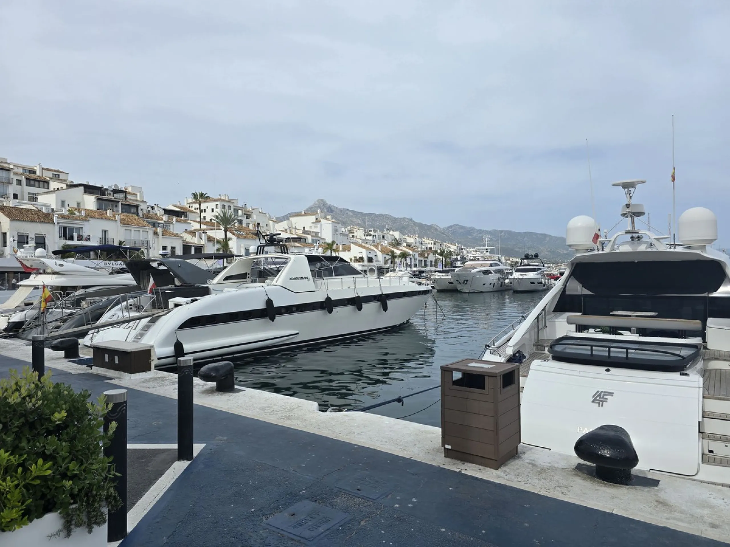 This 26m x 5.8m mooring is situated on the most desirable jetty in the exclusive and highly sought after Puerto Banus Marina  Super-chic and well-protected, this marina is probably the best-known in Spain, and, in providing berths of up to 50m, attracts t