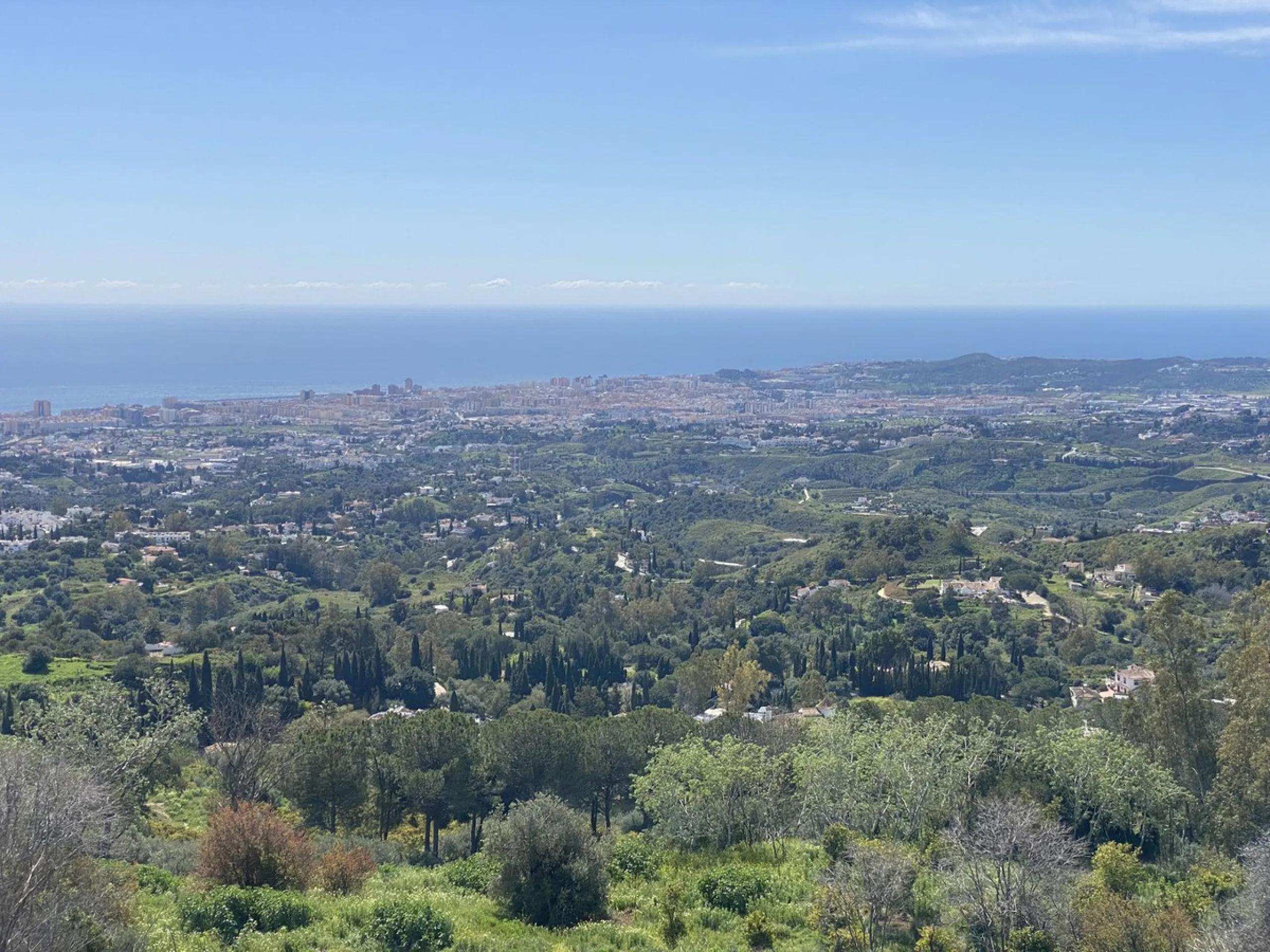 Three prime development plots totalling 6,100 sqm, offering breathtaking views near Mijas Pueblo, are available for sale.