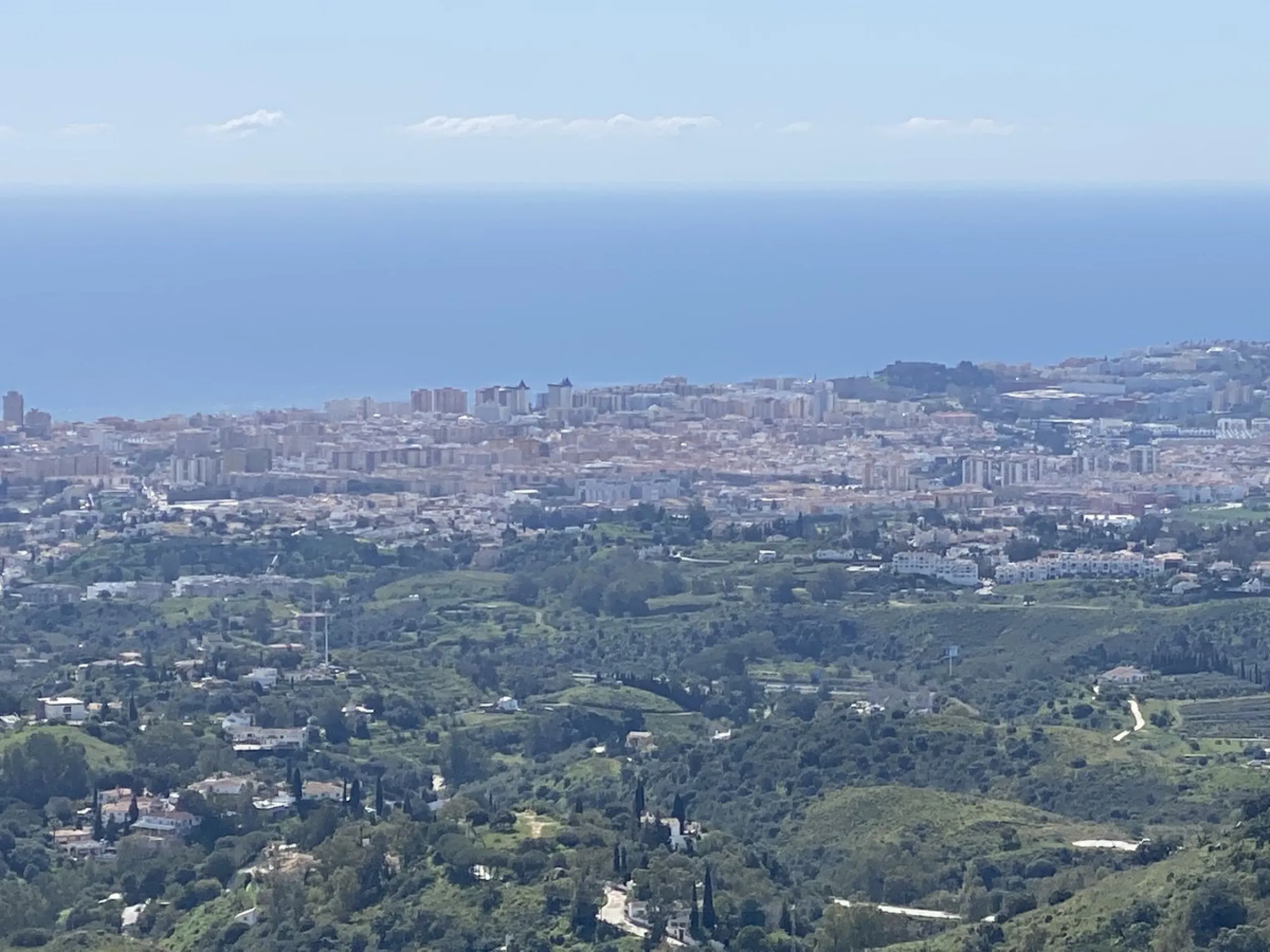 Three prime development plots totalling 6,100 sqm, offering breathtaking views near Mijas Pueblo, are available for sale.