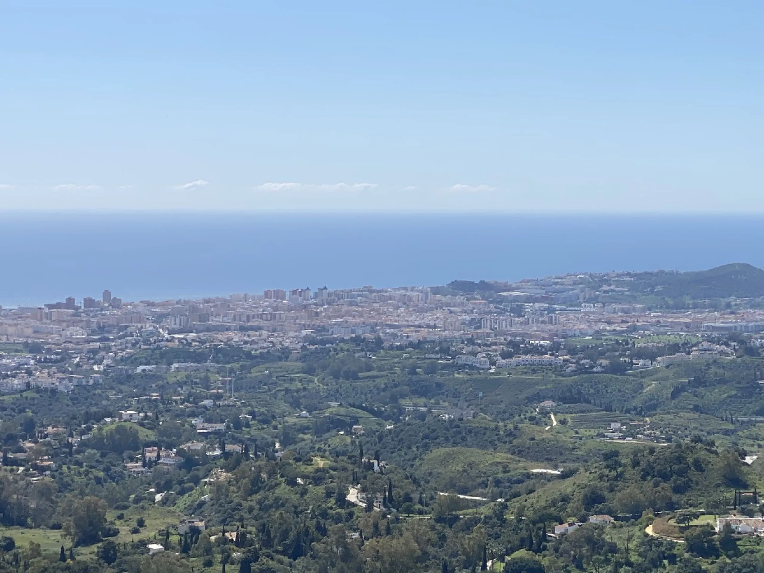 Three prime development plots totalling 6,100 sqm, offering breathtaking views near Mijas Pueblo, are available for sale.