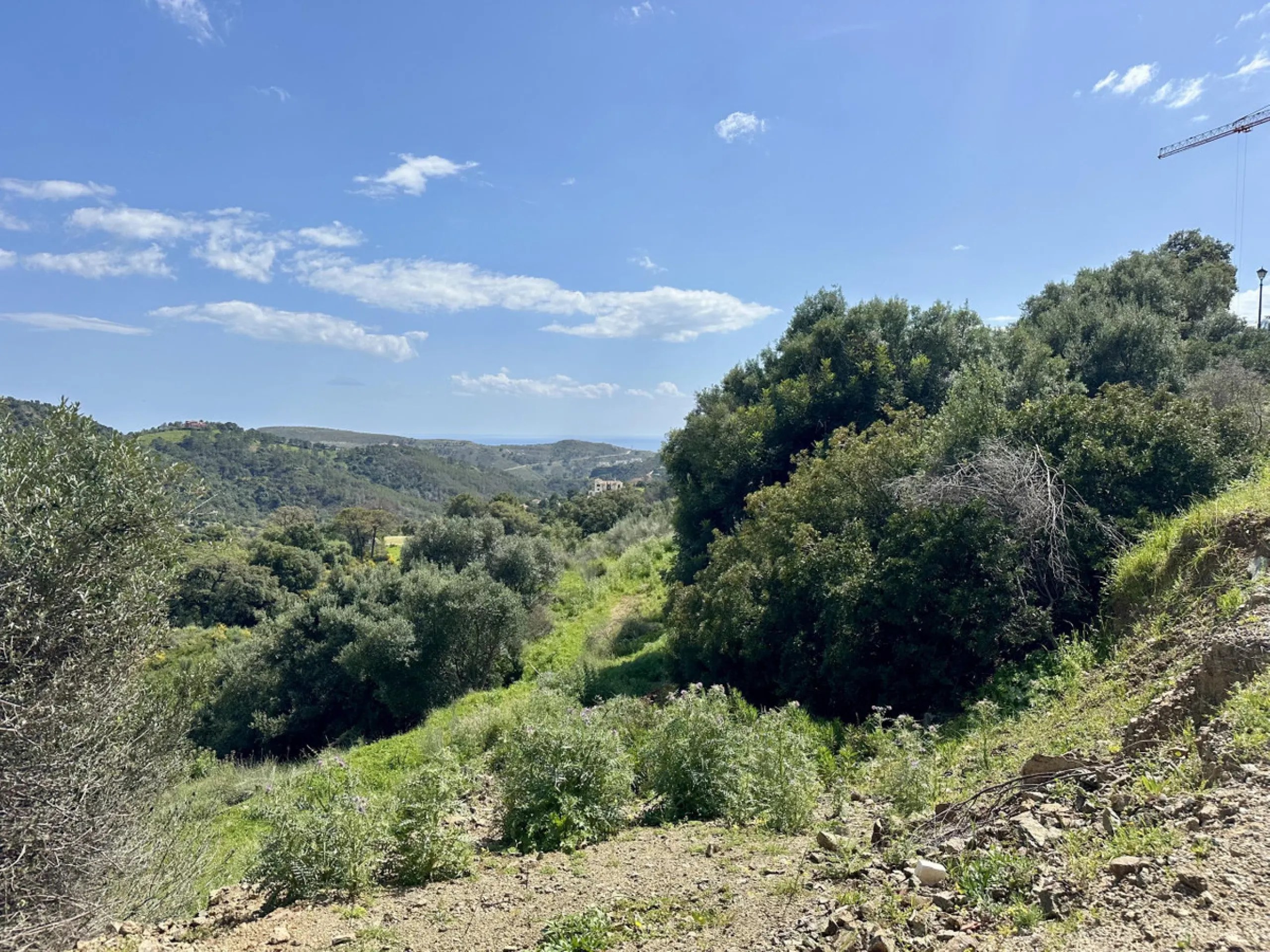 Located in the prestigious enclave of Montemayor, Benahavís, this stunning 2,996 m2 plot offers a privileged natural setting and panoramic sea views. With a southeast orientation, Plot D4 enjoys excellent sunlight and a peaceful atmosphere surrounded by n
