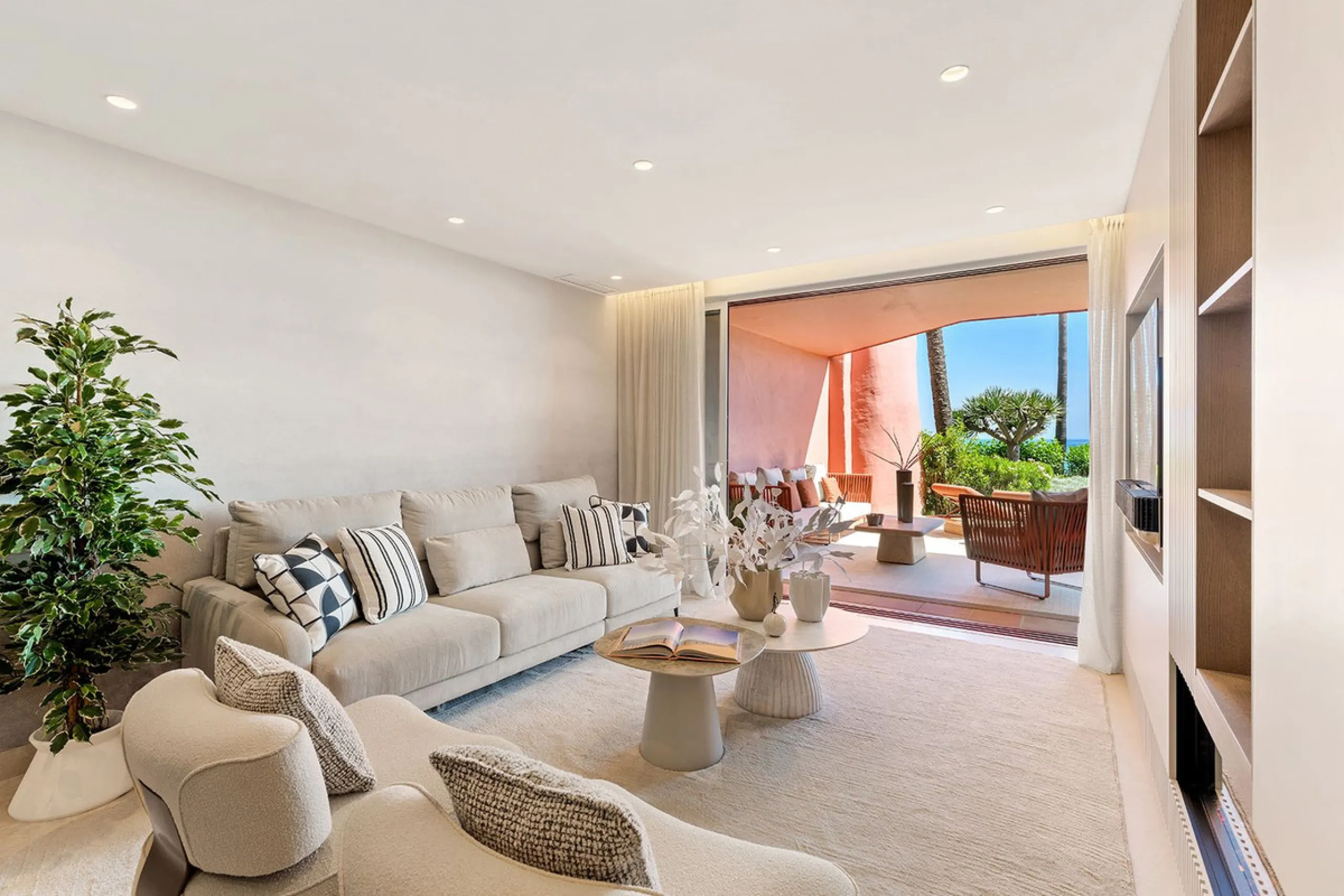 Stylish Beachfront Living on the  New Golden Mile