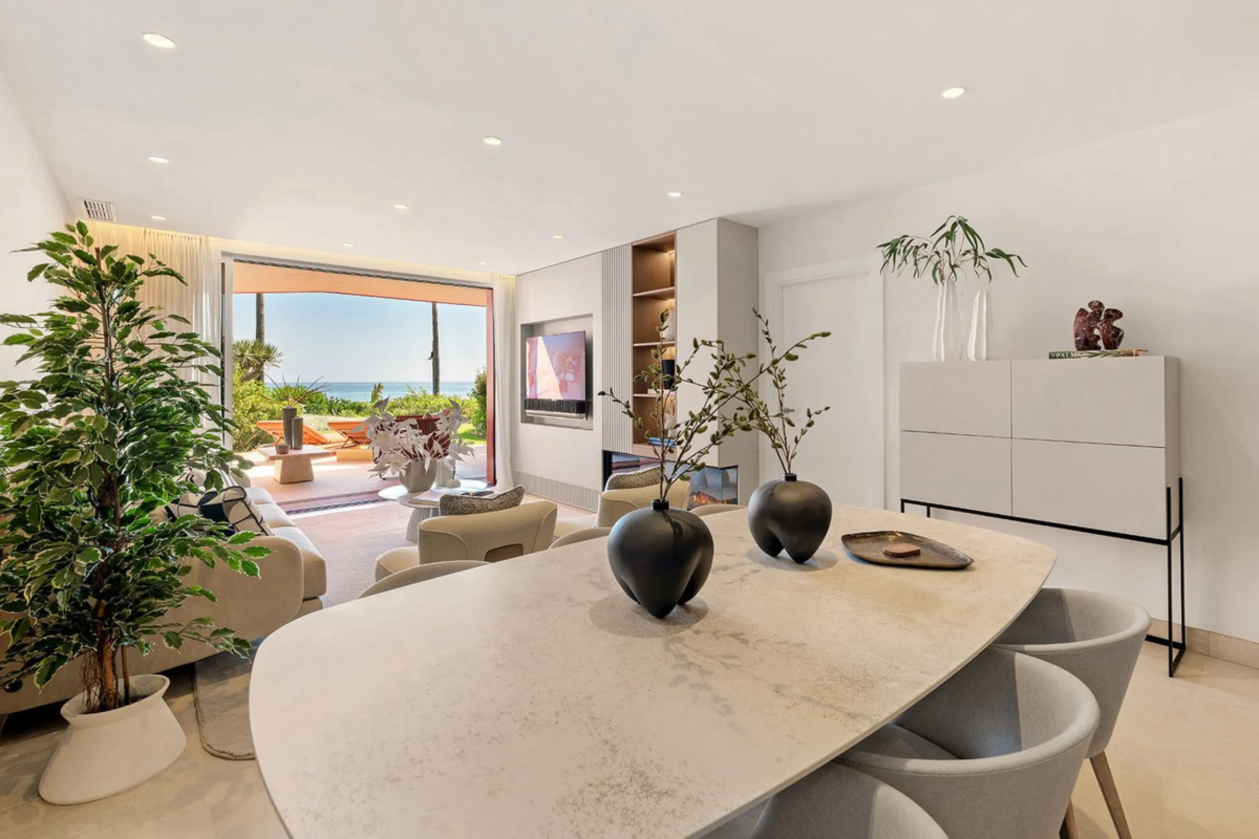 Stylish Beachfront Living on the  New Golden Mile