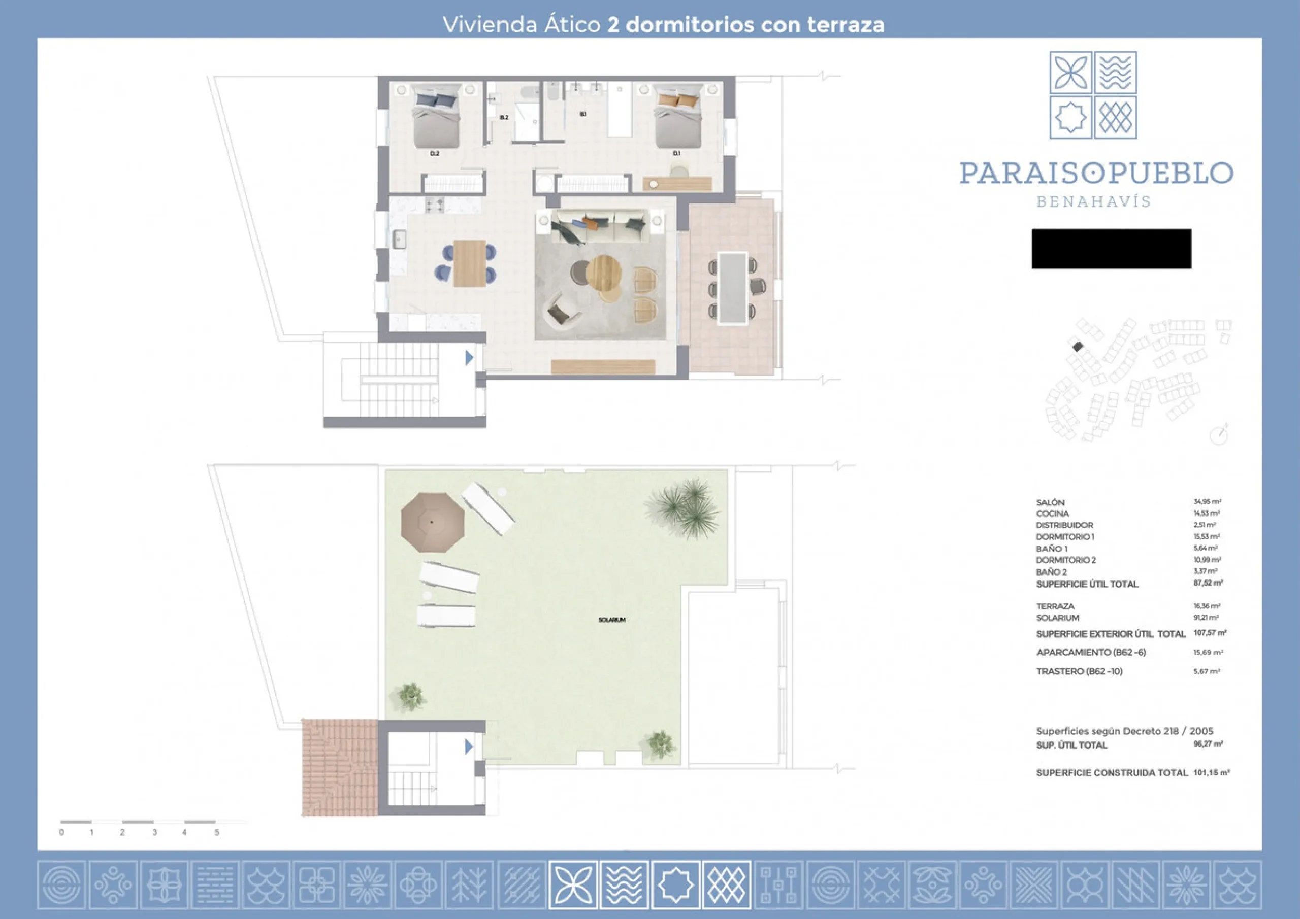 Apartment - Penthouse Duplex в продаже в Benahavís, Málaga. В доме 2 спален и 2 ванных комнат. Площадь дома 108 м²