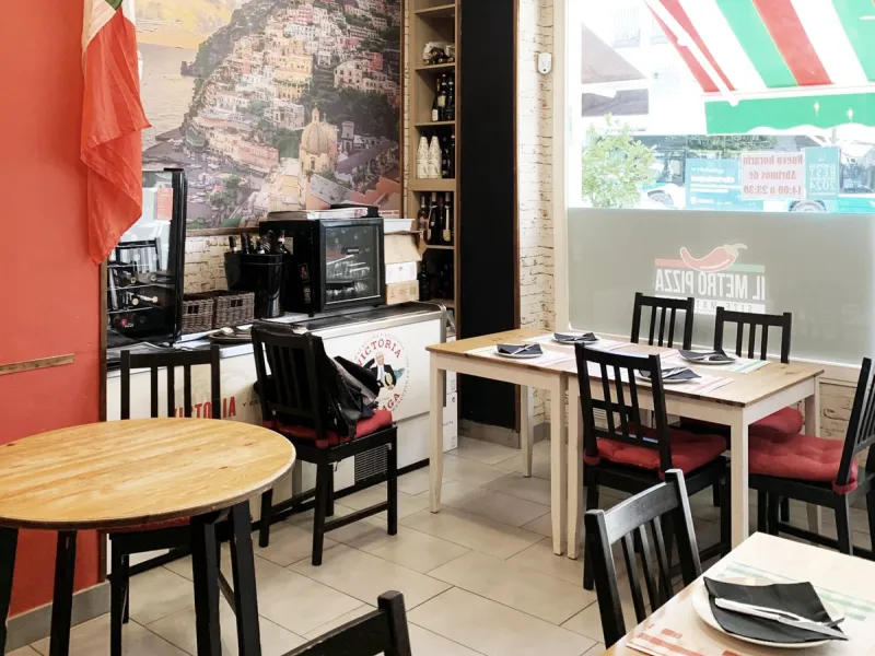 Commercial premises with an Italian restaurant for sale in Nueva Andalucia.