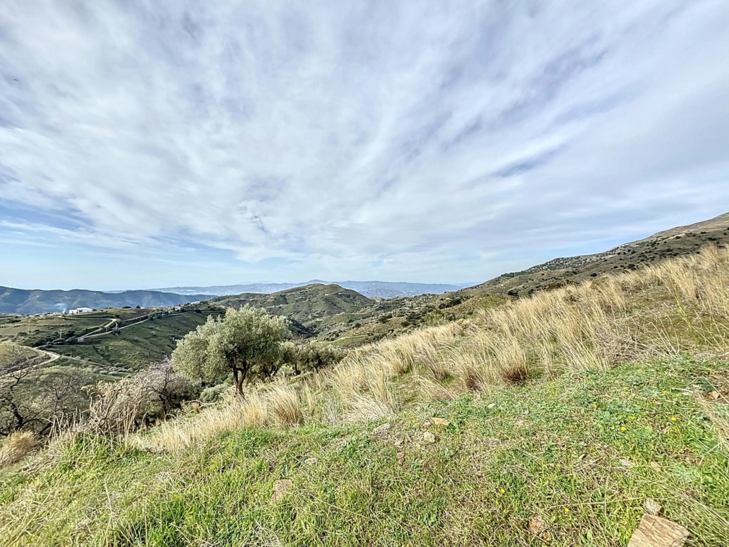Rustic Land with Sea Views in Sedella 39,765 m2 This exceptional rustic land of 39,765 m2 is located on a hillside and offers stunning views of the sea and the surrounding landscape. With an already approved project and the possibility of changing the lan