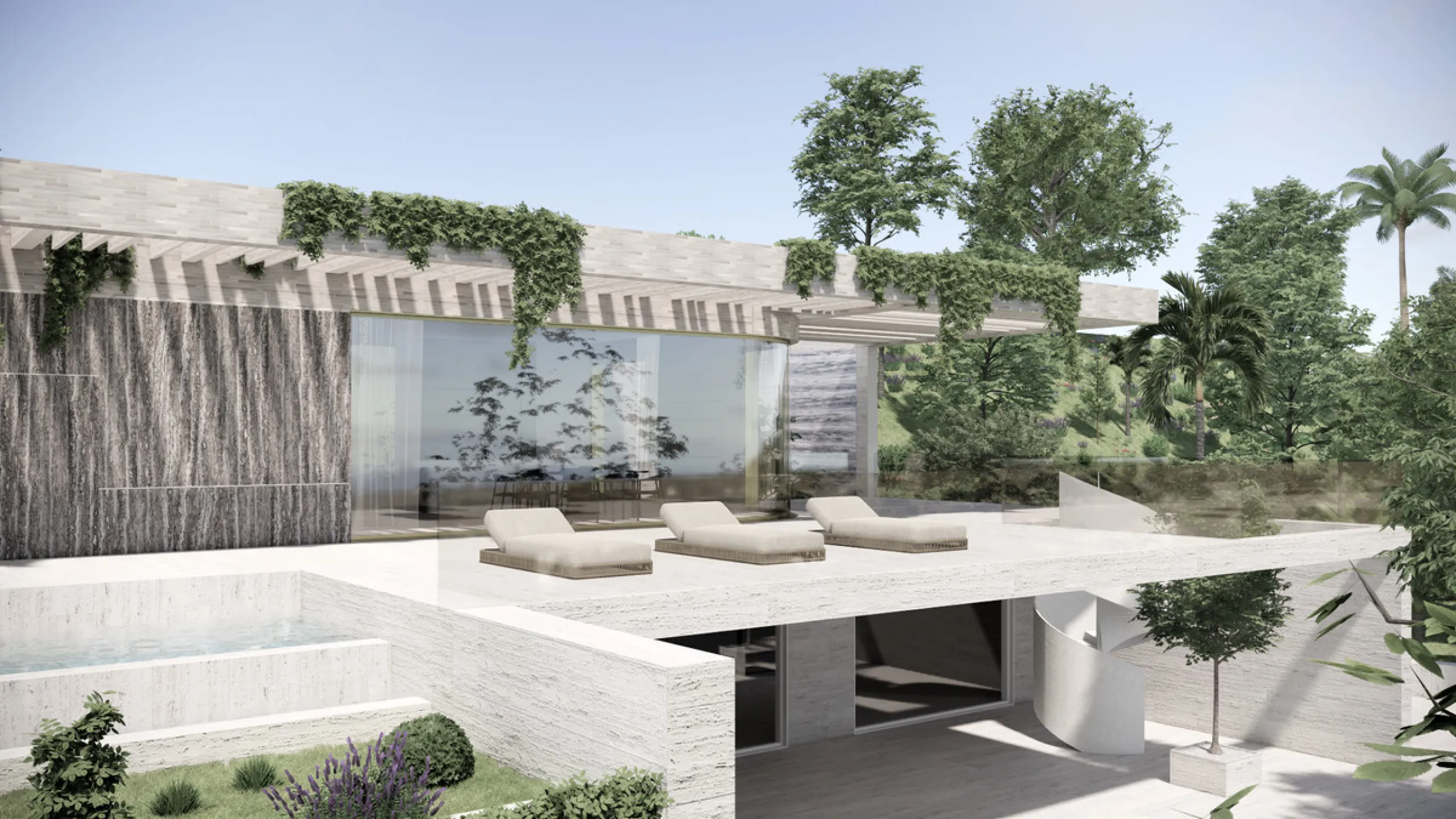 This modern luxury villa project, designed by a highly regarded Belgian architect, offers an exceptional opportunity to create your dream home in Monte Mayor, a prestigious and sought-after residential community in Benahavís. Spanning two floors plus a sp