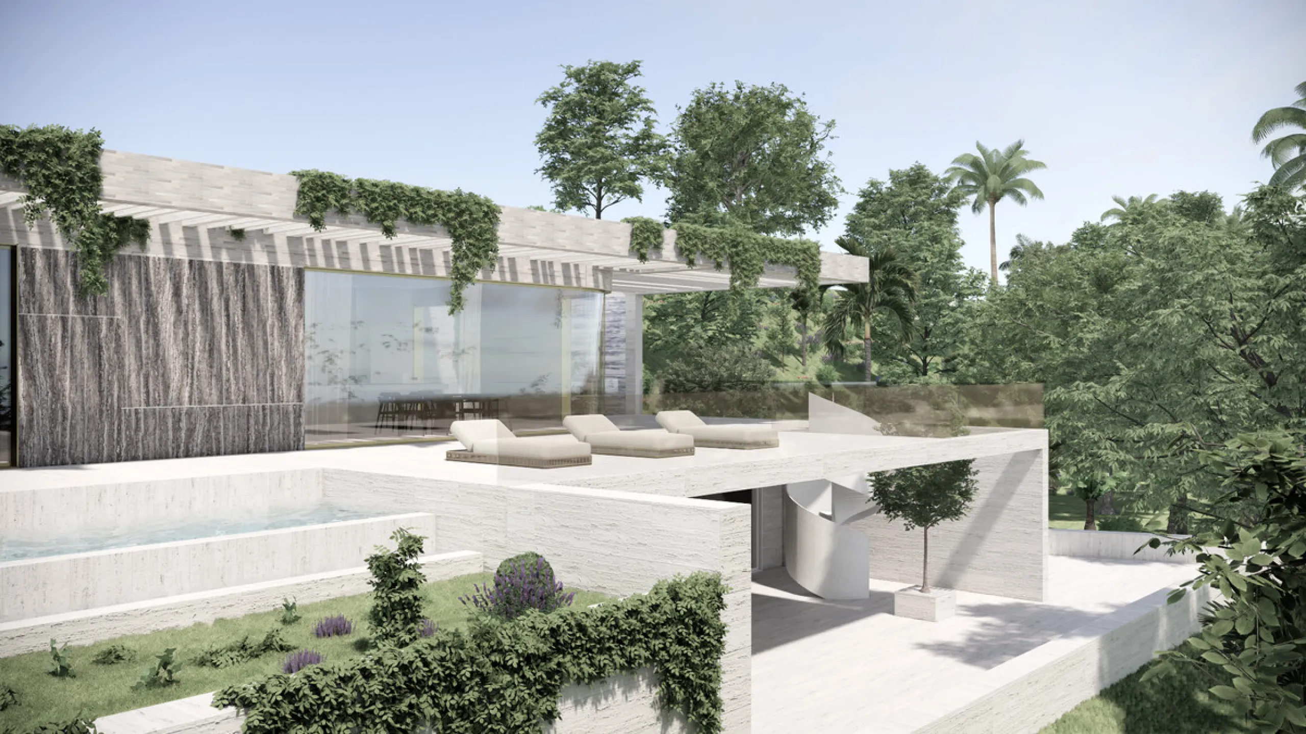 This modern luxury villa project, designed by a highly regarded Belgian architect, offers an exceptional opportunity to create your dream home in Monte Mayor, a prestigious and sought-after residential community in Benahavís. Spanning two floors plus a sp