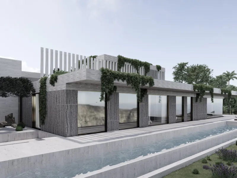 This modern luxury villa project, designed by a highly regarded Belgian architect, offers an exceptional opportunity to create your dream home in Monte Mayor, a prestigious and sought-after residential community in Benahavís. Spanning two floors plus a sp