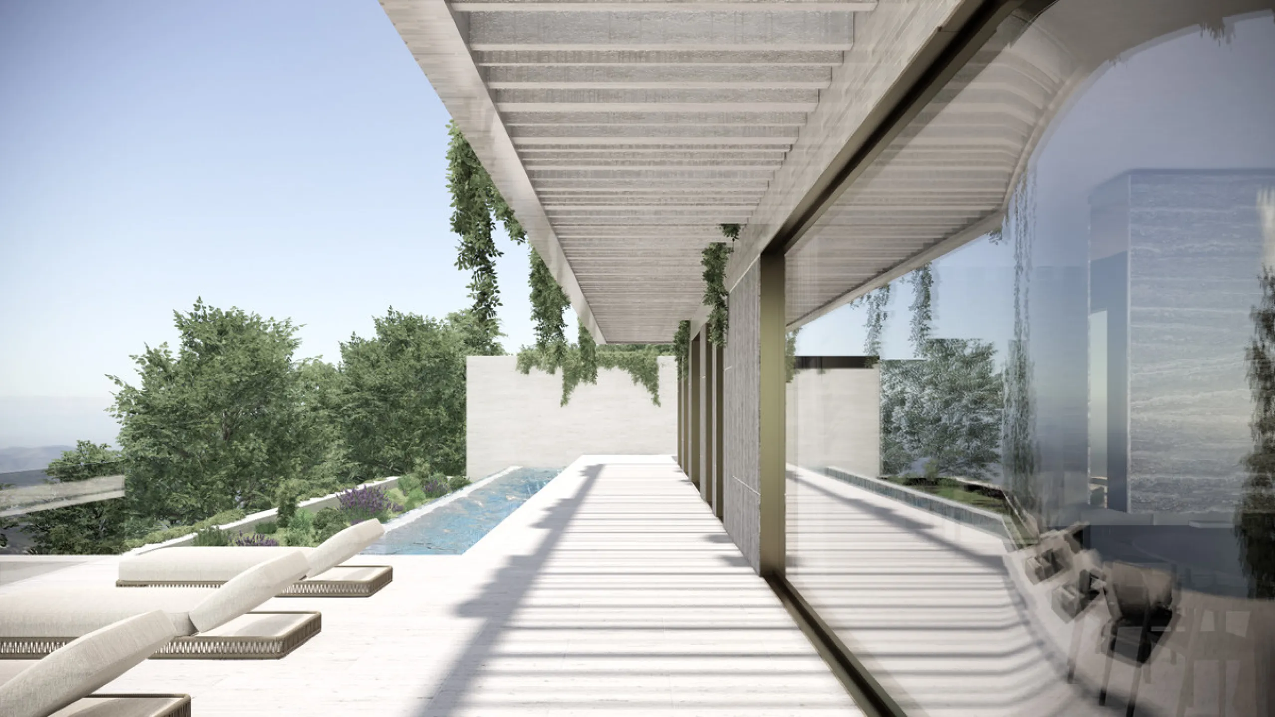 This modern luxury villa project, designed by a highly regarded Belgian architect, offers an exceptional opportunity to create your dream home in Monte Mayor, a prestigious and sought-after residential community in Benahavís. Spanning two floors plus a sp