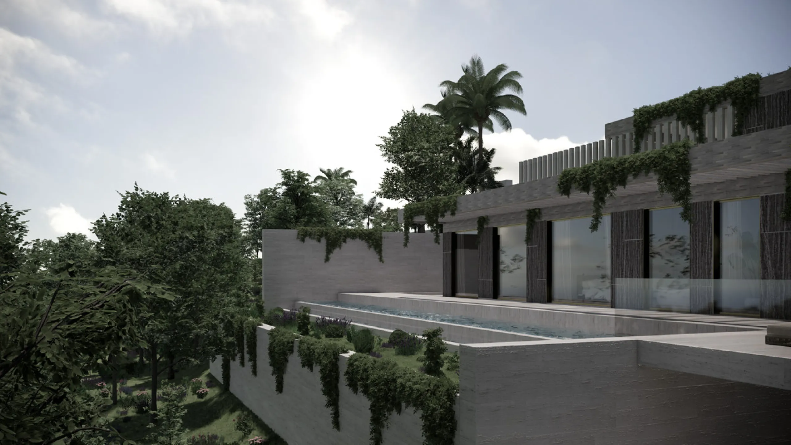 This modern luxury villa project, designed by a highly regarded Belgian architect, offers an exceptional opportunity to create your dream home in Monte Mayor, a prestigious and sought-after residential community in Benahavís. Spanning two floors plus a sp