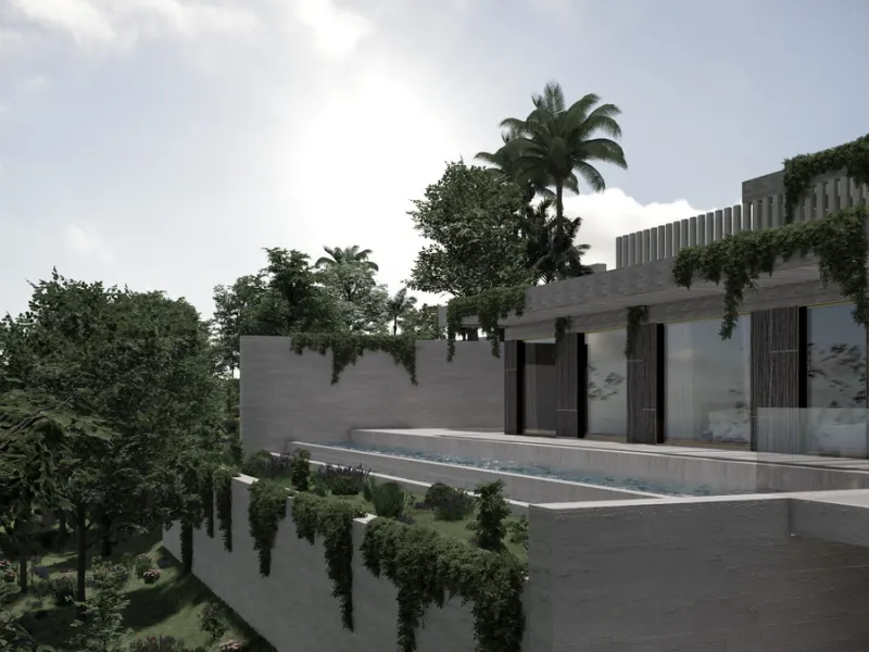 This modern luxury villa project, designed by a highly regarded Belgian architect, offers an exceptional opportunity to create your dream home in Monte Mayor, a prestigious and sought-after residential community in Benahavís. Spanning two floors plus a sp