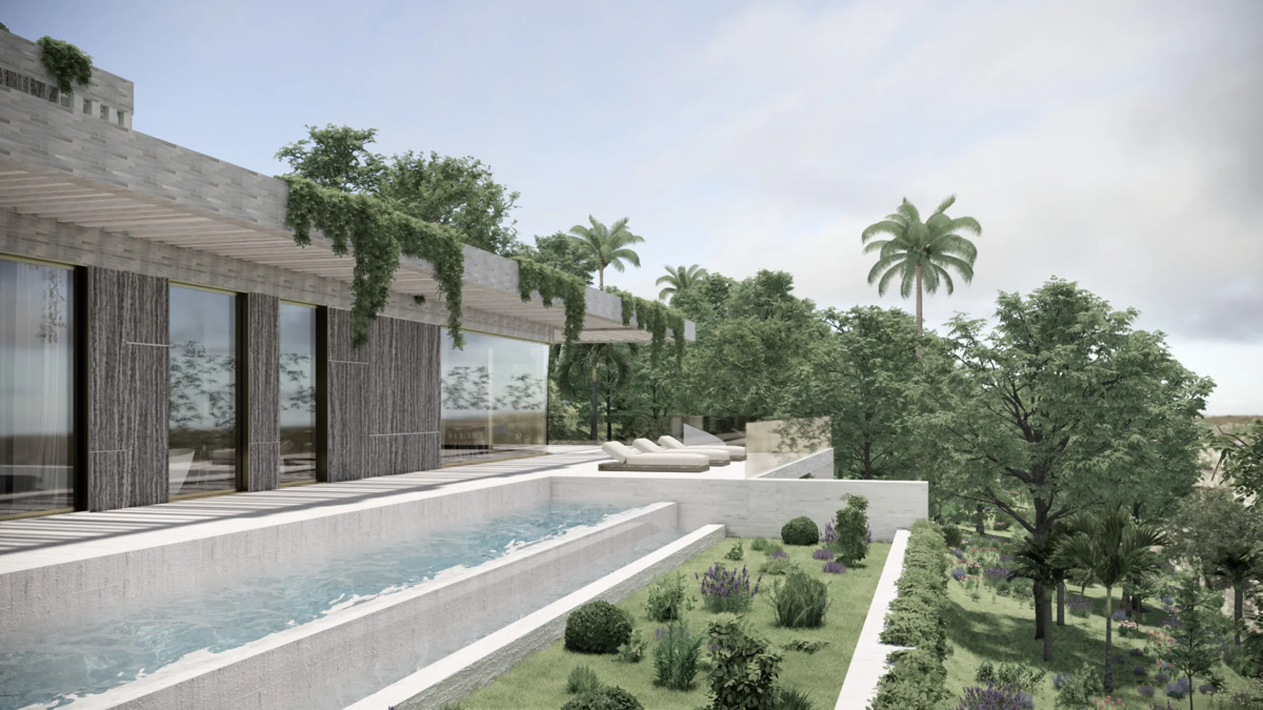 This modern luxury villa project, designed by a highly regarded Belgian architect, offers an exceptional opportunity to create your dream home in Monte Mayor, a prestigious and sought-after residential community in Benahavís. Spanning two floors plus a sp