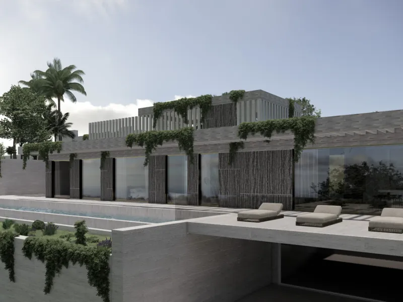 This modern luxury villa project, designed by a highly regarded Belgian architect, offers an exceptional opportunity to create your dream home in Monte Mayor, a prestigious and sought-after residential community in Benahavís. Spanning two floors plus a sp