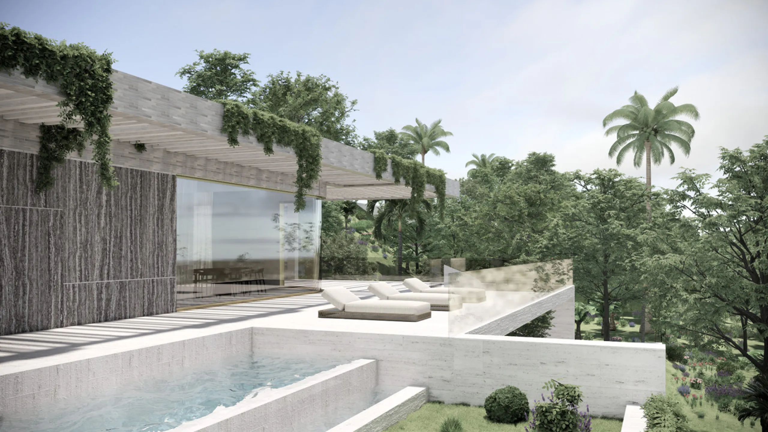 This modern luxury villa project, designed by a highly regarded Belgian architect, offers an exceptional opportunity to create your dream home in Monte Mayor, a prestigious and sought-after residential community in Benahavís. Spanning two floors plus a sp