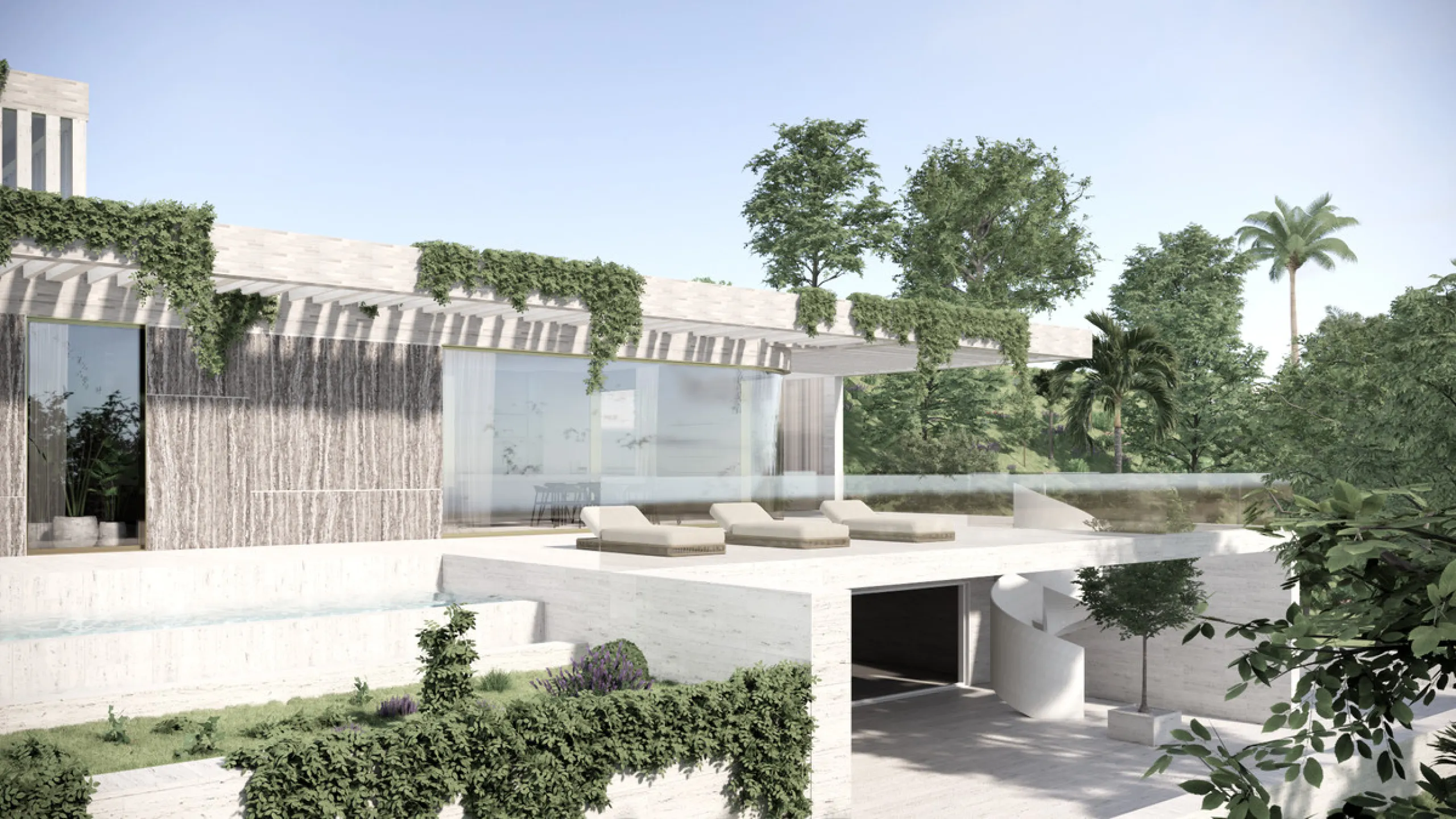 This modern luxury villa project, designed by a highly regarded Belgian architect, offers an exceptional opportunity to create your dream home in Monte Mayor, a prestigious and sought-after residential community in Benahavís. Spanning two floors plus a sp