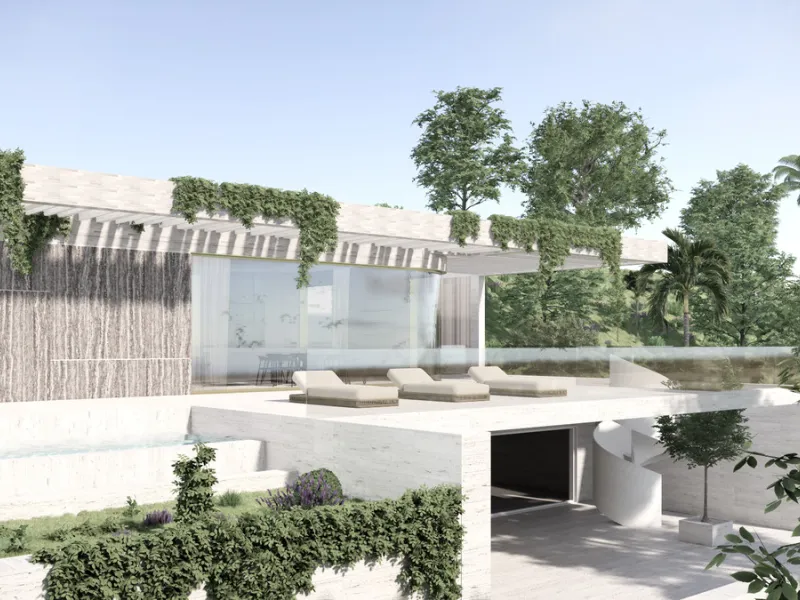 This modern luxury villa project, designed by a highly regarded Belgian architect, offers an exceptional opportunity to create your dream home in Monte Mayor, a prestigious and sought-after residential community in Benahavís. Spanning two floors plus a sp
