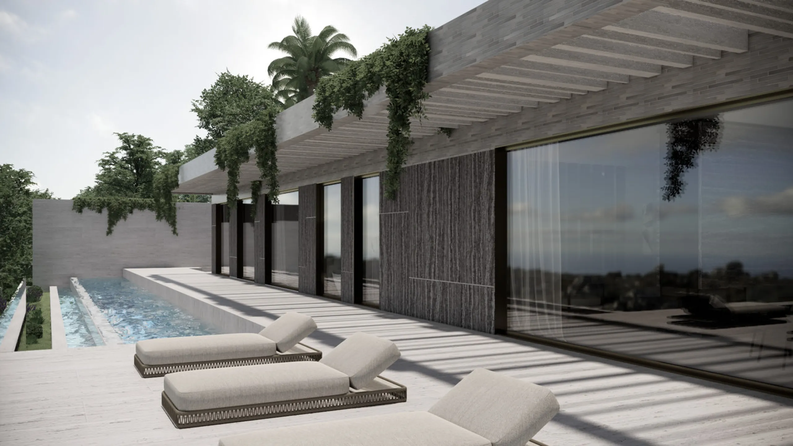 This modern luxury villa project, designed by a highly regarded Belgian architect, offers an exceptional opportunity to create your dream home in Monte Mayor, a prestigious and sought-after residential community in Benahavís. Spanning two floors plus a sp