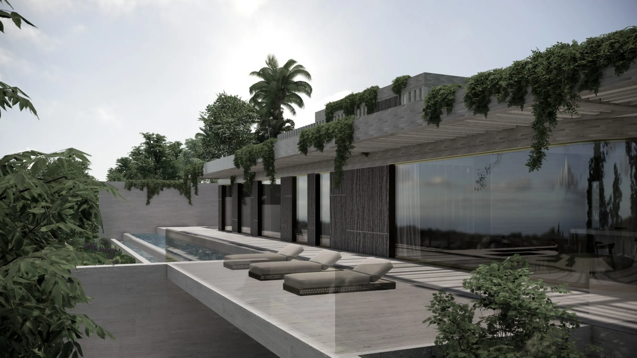 This modern luxury villa project, designed by a highly regarded Belgian architect, offers an exceptional opportunity to create your dream home in Monte Mayor, a prestigious and sought-after residential community in Benahavís. Spanning two floors plus a sp