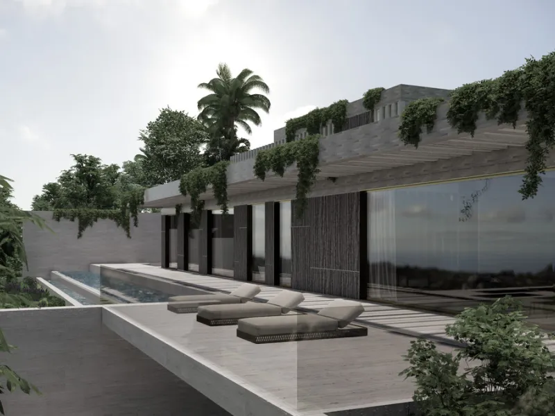 This modern luxury villa project, designed by a highly regarded Belgian architect, offers an exceptional opportunity to create your dream home in Monte Mayor, a prestigious and sought-after residential community in Benahavís. Spanning two floors plus a sp