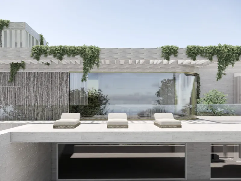 This modern luxury villa project, designed by a highly regarded Belgian architect, offers an exceptional opportunity to create your dream home in Monte Mayor, a prestigious and sought-after residential community in Benahavís. Spanning two floors plus a sp