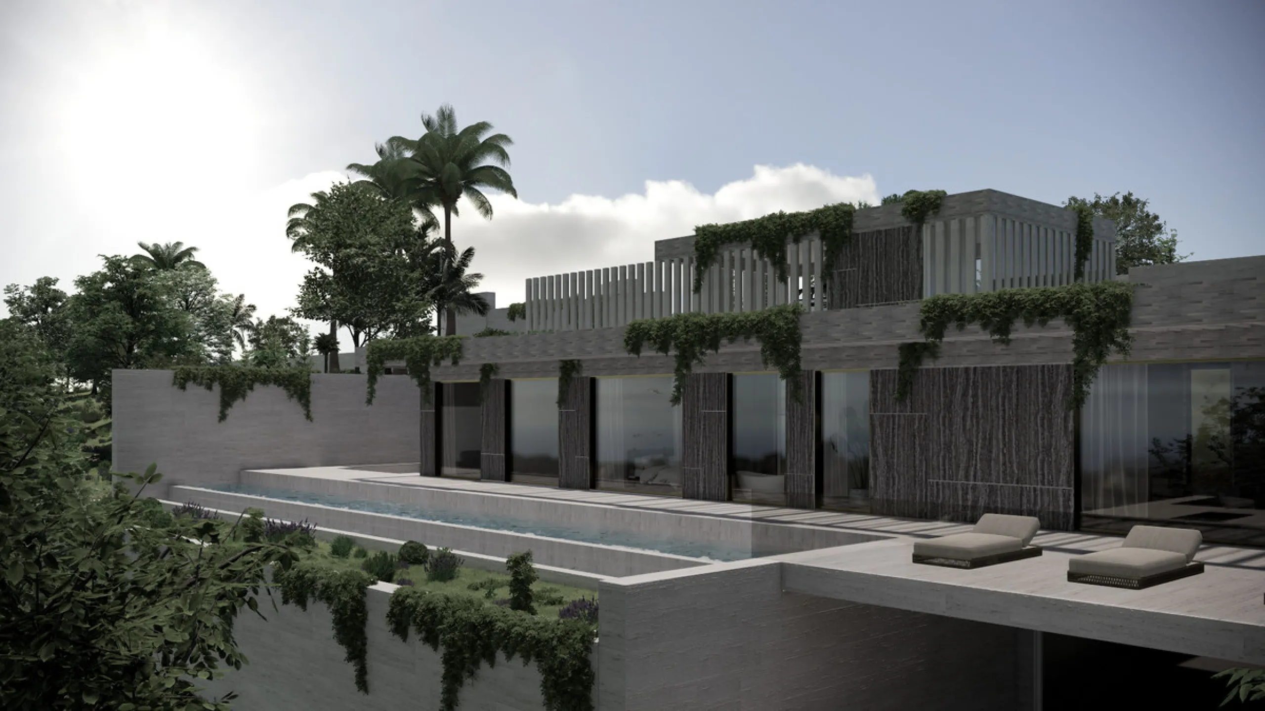 This modern luxury villa project, designed by a highly regarded Belgian architect, offers an exceptional opportunity to create your dream home in Monte Mayor, a prestigious and sought-after residential community in Benahavís. Spanning two floors plus a sp