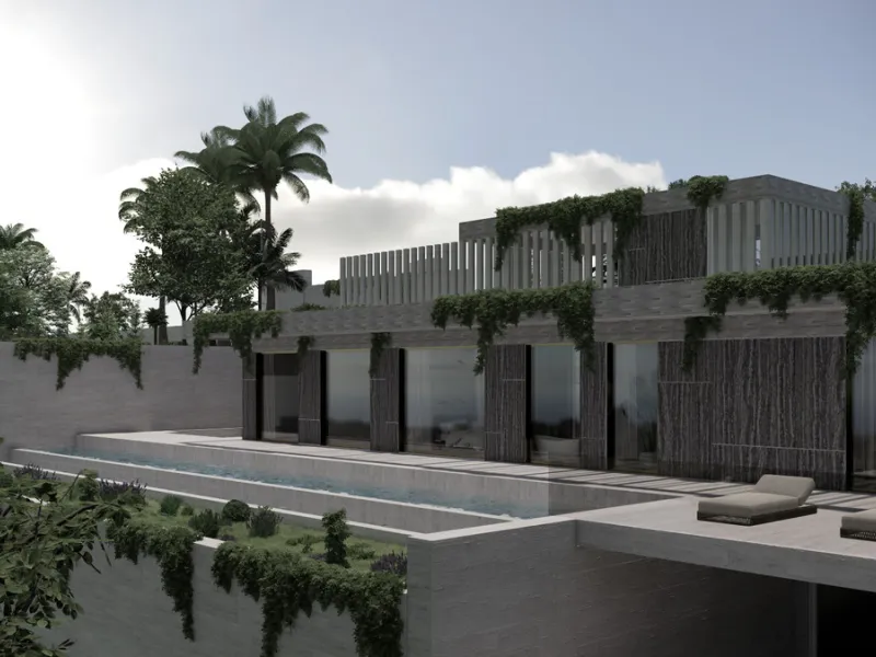 This modern luxury villa project, designed by a highly regarded Belgian architect, offers an exceptional opportunity to create your dream home in Monte Mayor, a prestigious and sought-after residential community in Benahavís. Spanning two floors plus a sp