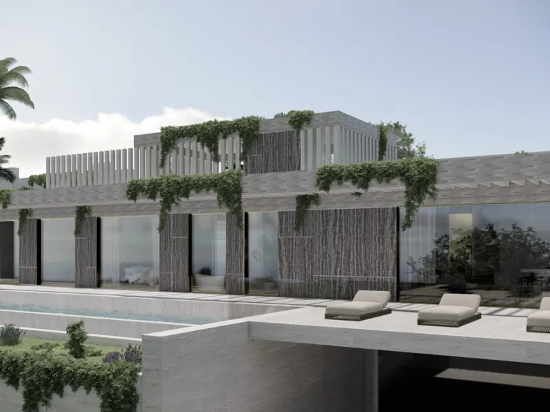 This modern luxury villa project, designed by a highly regarded Belgian architect, offers an exceptional opportunity to create your dream home in Monte Mayor, a prestigious and sought-after residential community in Benahavís. Spanning two floors plus a sp