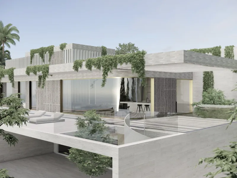 This modern luxury villa project, designed by a highly regarded Belgian architect, offers an exceptional opportunity to create your dream home in Monte Mayor, a prestigious and sought-after residential community in Benahavís. Spanning two floors plus a sp