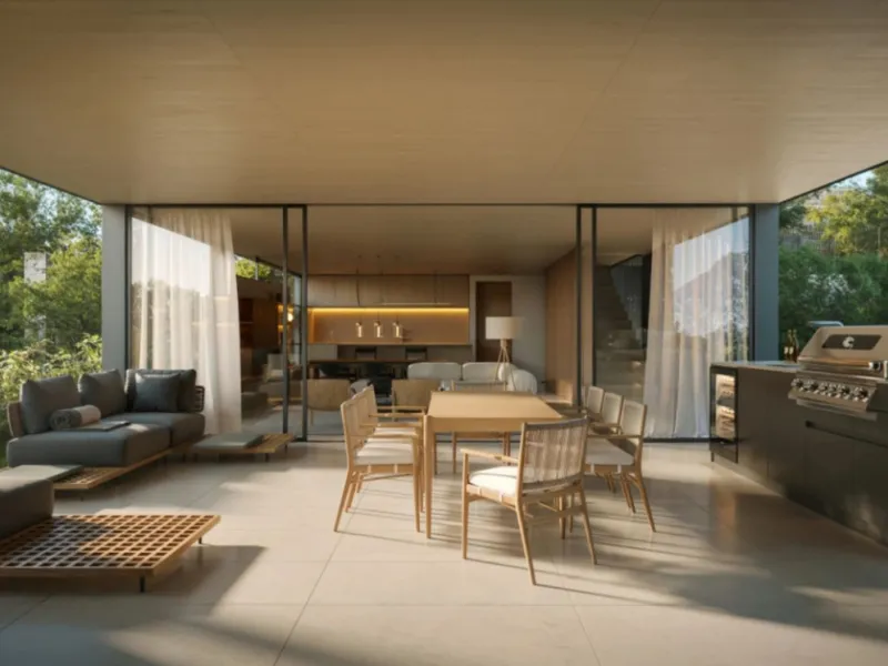 Nestled in the prestigious enclave of La Cerquilla, this exquisite contemporary villa is a masterpiece in the making. Currently under construction, this residence promises a perfect balance of modern sophistication and natural harmony. The bold yet organi