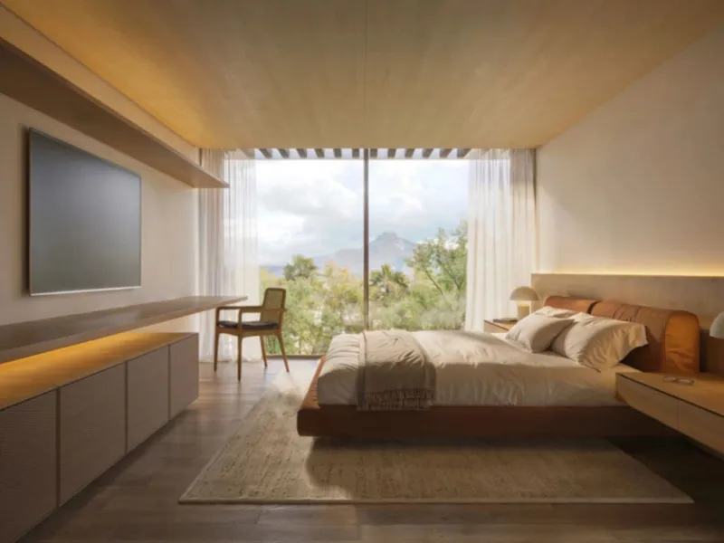 Nestled in the prestigious enclave of La Cerquilla, this exquisite contemporary villa is a masterpiece in the making. Currently under construction, this residence promises a perfect balance of modern sophistication and natural harmony. The bold yet organi