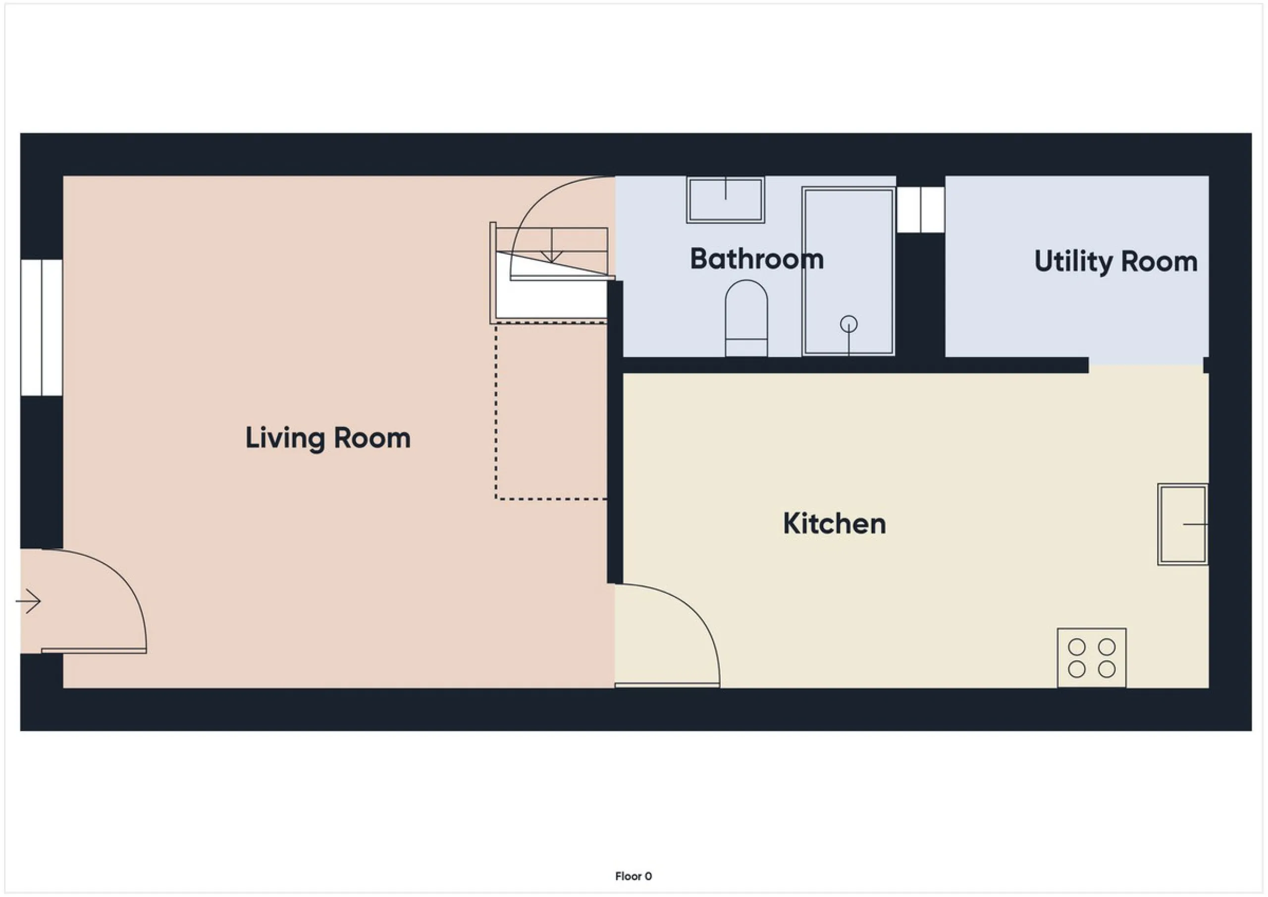 SECOND LINE BEACH  2 BED/2 BATH TOWNHOUSE – ESTEPONA PROMENADE!