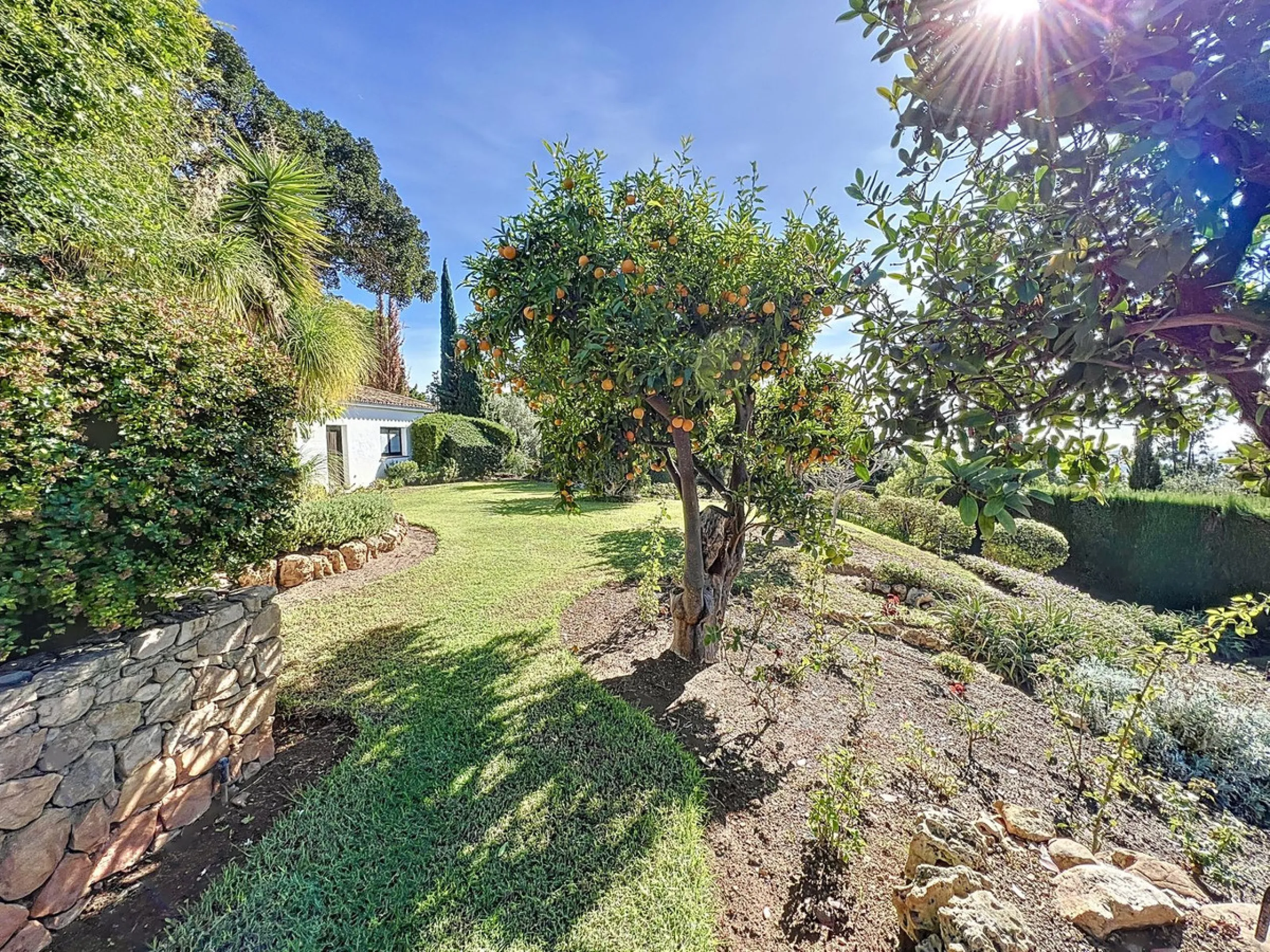Tucked away in a beautiful corner of Mijas, this lovely villa offers breathtaking panoramic views that will truly impress. Perfectly designed for two families, it has three spacious bedrooms, plus an extra room with a double sofa bed, providing plenty of 