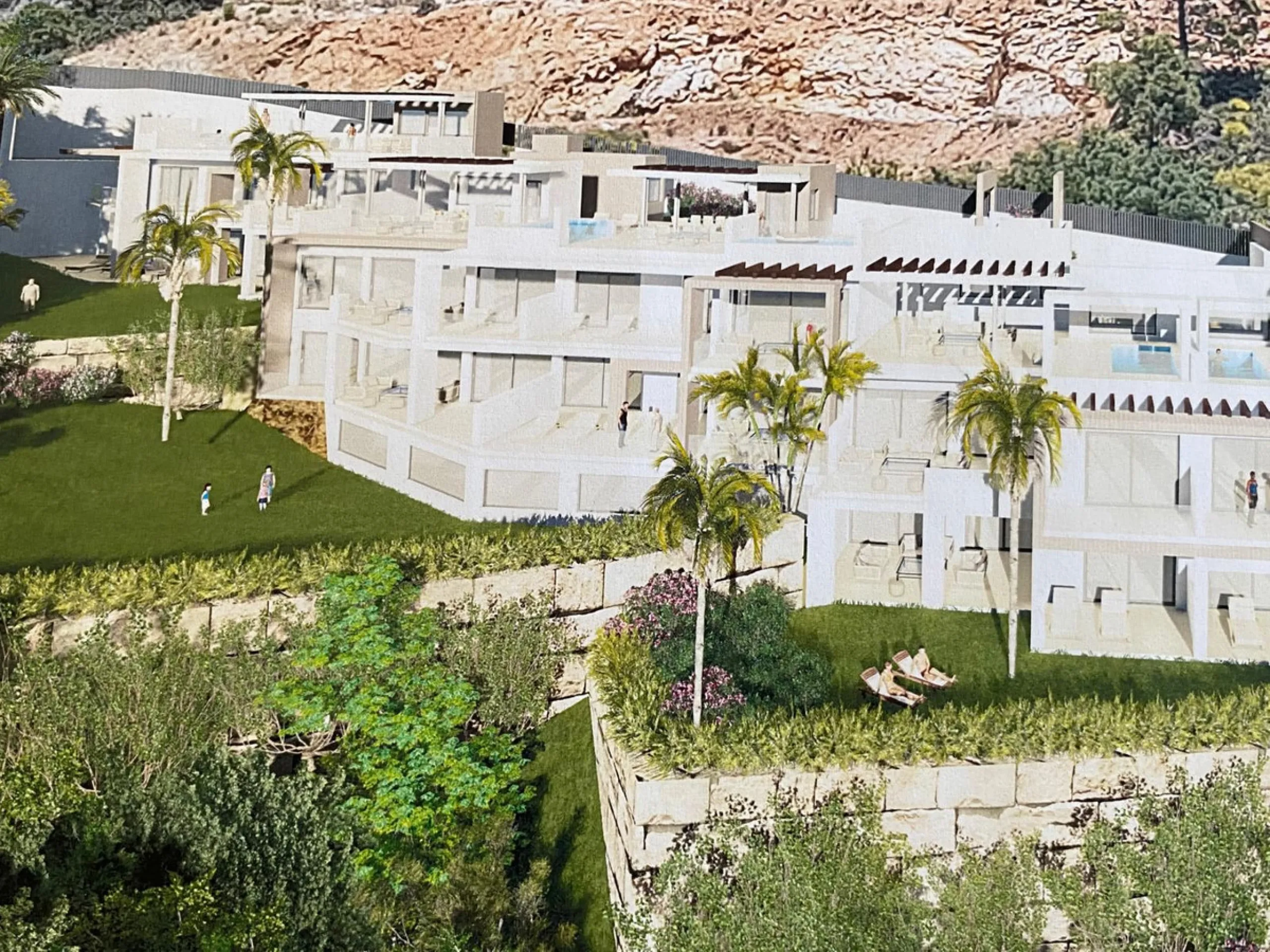 Residential building plot between Marbella and Istan. Excellent opportunity to acquire a project at 40% completion in the coveted, guarded Sierra Blanca Country Club development. This idyllic natural setting is located in Istán, a prime tourist destinatio