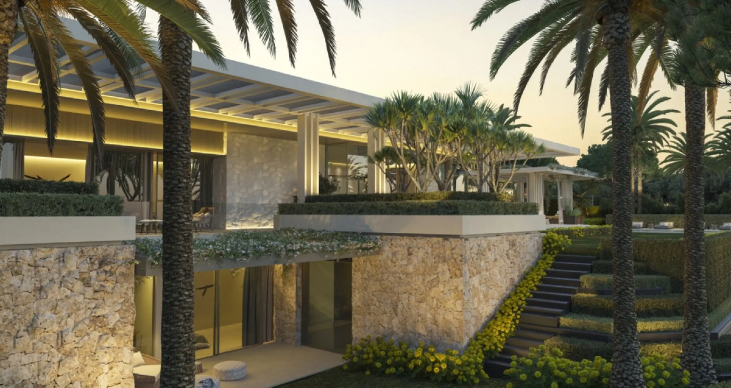 This exceptional plot is located in the prestigious enclave of La Cerquilla, one of Marbella's most sought-after residential areas. Offering a unique opportunity, it includes an exquisitely designed project by the renowned architect Diego Tobal, with the 