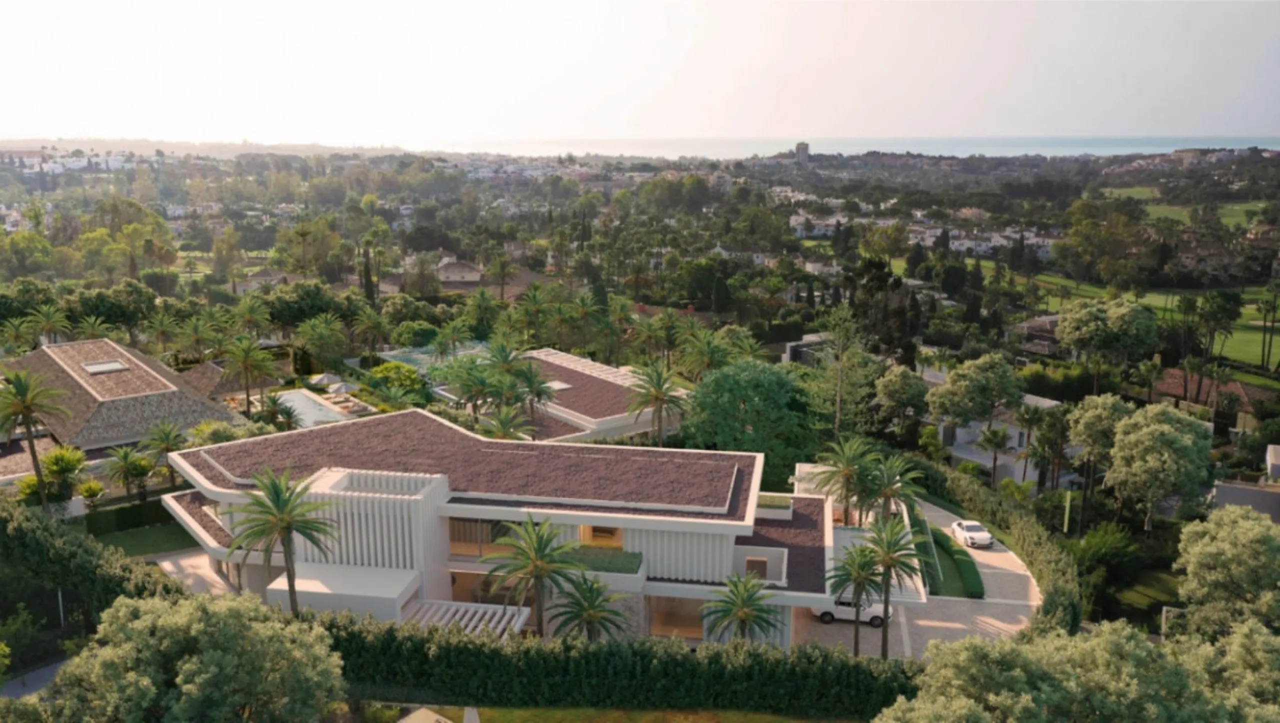 This exceptional plot is located in the prestigious enclave of La Cerquilla, one of Marbella's most sought-after residential areas. Offering a unique opportunity, it includes an exquisitely designed project by the renowned architect Diego Tobal, with the 