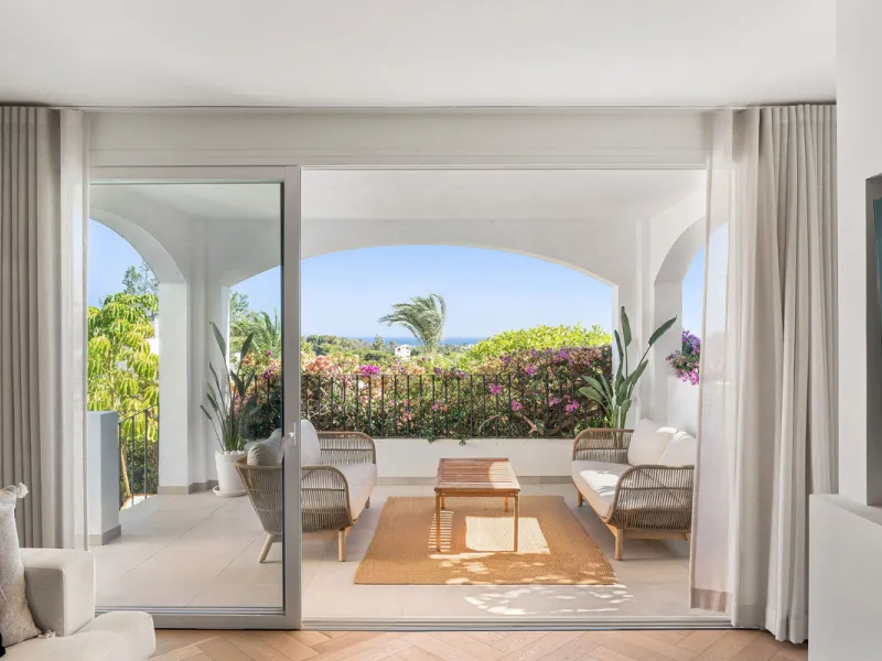 La Maison Saint Germain is an exceptional two-storey townhouse for sale  in the prestigious Golden Mile, a highly sought-after area known for its refined residences, excellent amenities, and seamless connectivity to Marbella's finest offerings. This newly