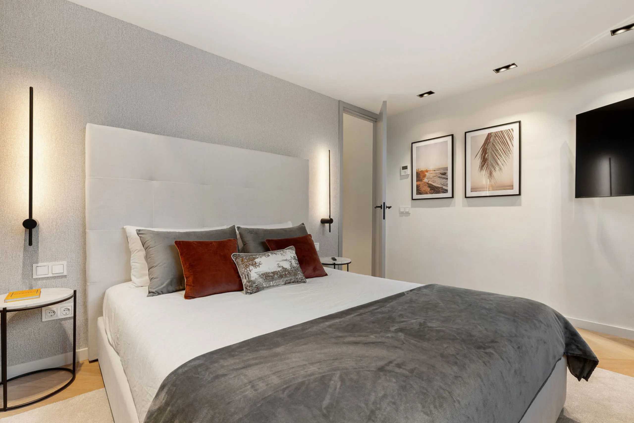 La Maison Saint Germain is an exceptional two-storey townhouse for sale  in the prestigious Golden Mile, a highly sought-after area known for its refined residences, excellent amenities, and seamless connectivity to Marbella's finest offerings. This newly