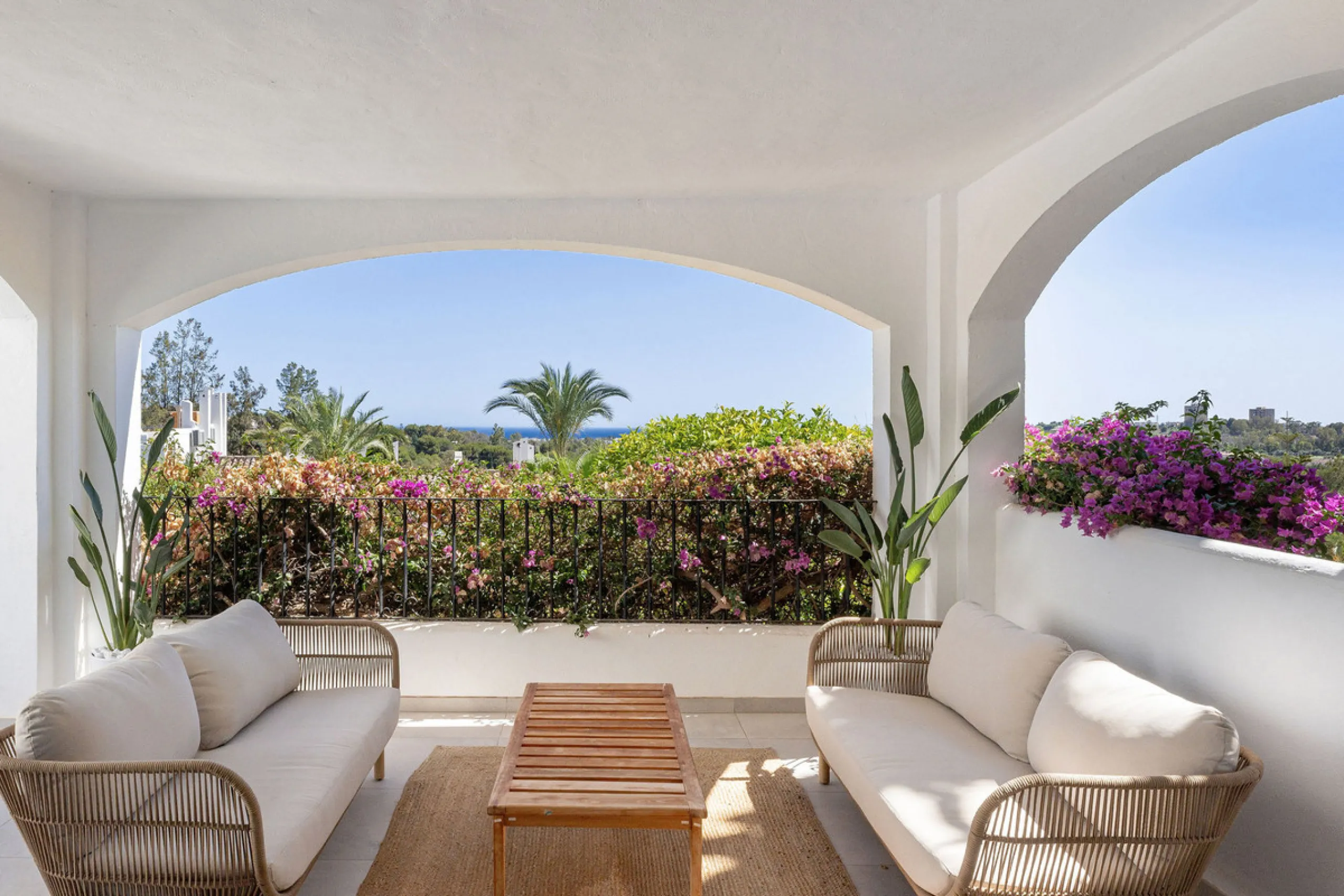 La Maison Saint Germain is an exceptional two-storey townhouse for sale  in the prestigious Golden Mile, a highly sought-after area known for its refined residences, excellent amenities, and seamless connectivity to Marbella's finest offerings. This newly