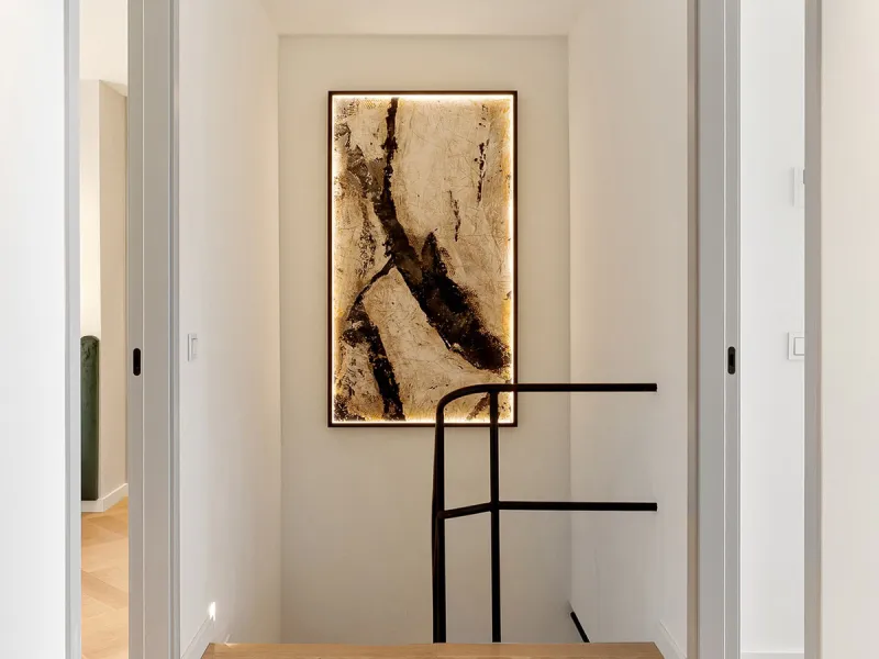La Maison Saint Germain is an exceptional two-storey townhouse for sale  in the prestigious Golden Mile, a highly sought-after area known for its refined residences, excellent amenities, and seamless connectivity to Marbella's finest offerings. This newly