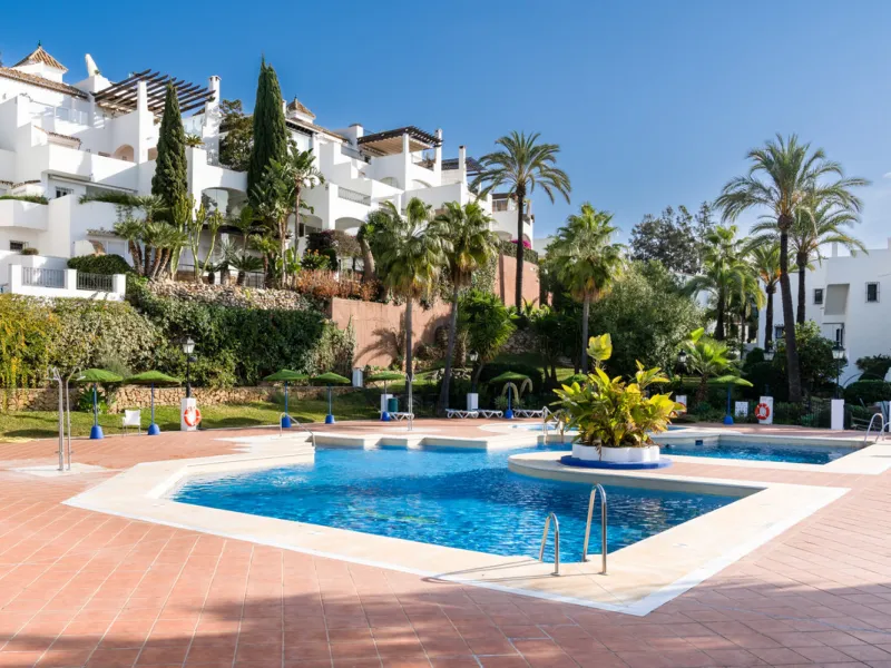 La Maison Saint Germain is an exceptional two-storey townhouse for sale  in the prestigious Golden Mile, a highly sought-after area known for its refined residences, excellent amenities, and seamless connectivity to Marbella's finest offerings. This newly
