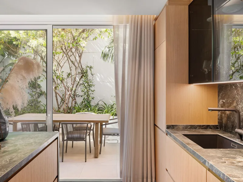 La Maison Saint Germain is an exceptional two-storey townhouse for sale  in the prestigious Golden Mile, a highly sought-after area known for its refined residences, excellent amenities, and seamless connectivity to Marbella's finest offerings. This newly