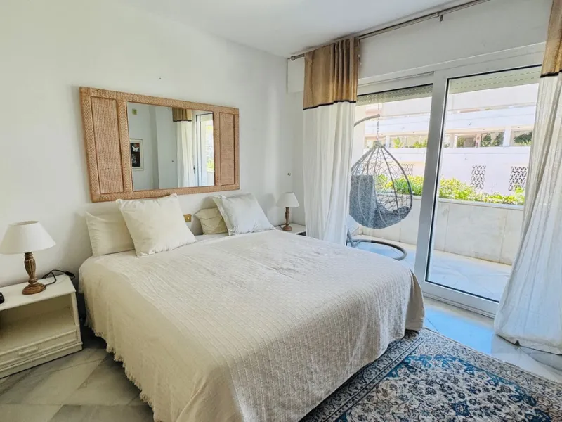 Bargain! Frontline beach apartment Los Granados one Puerto Banus for sale, Marbella.