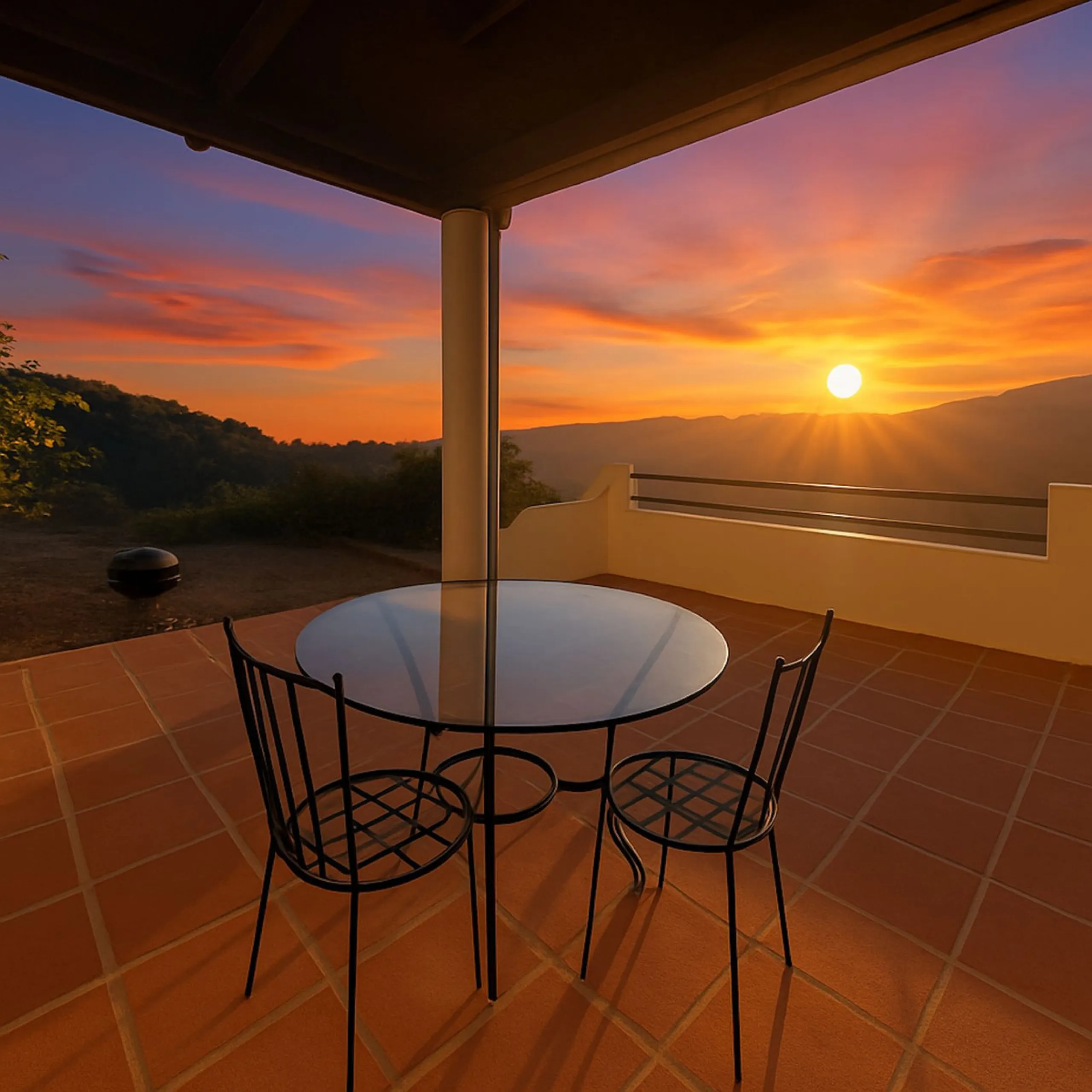 Amazing villa with breathtaking panoramic views  over the Lake of Istan, the Mediterranean and the coast with a south to west orientation.