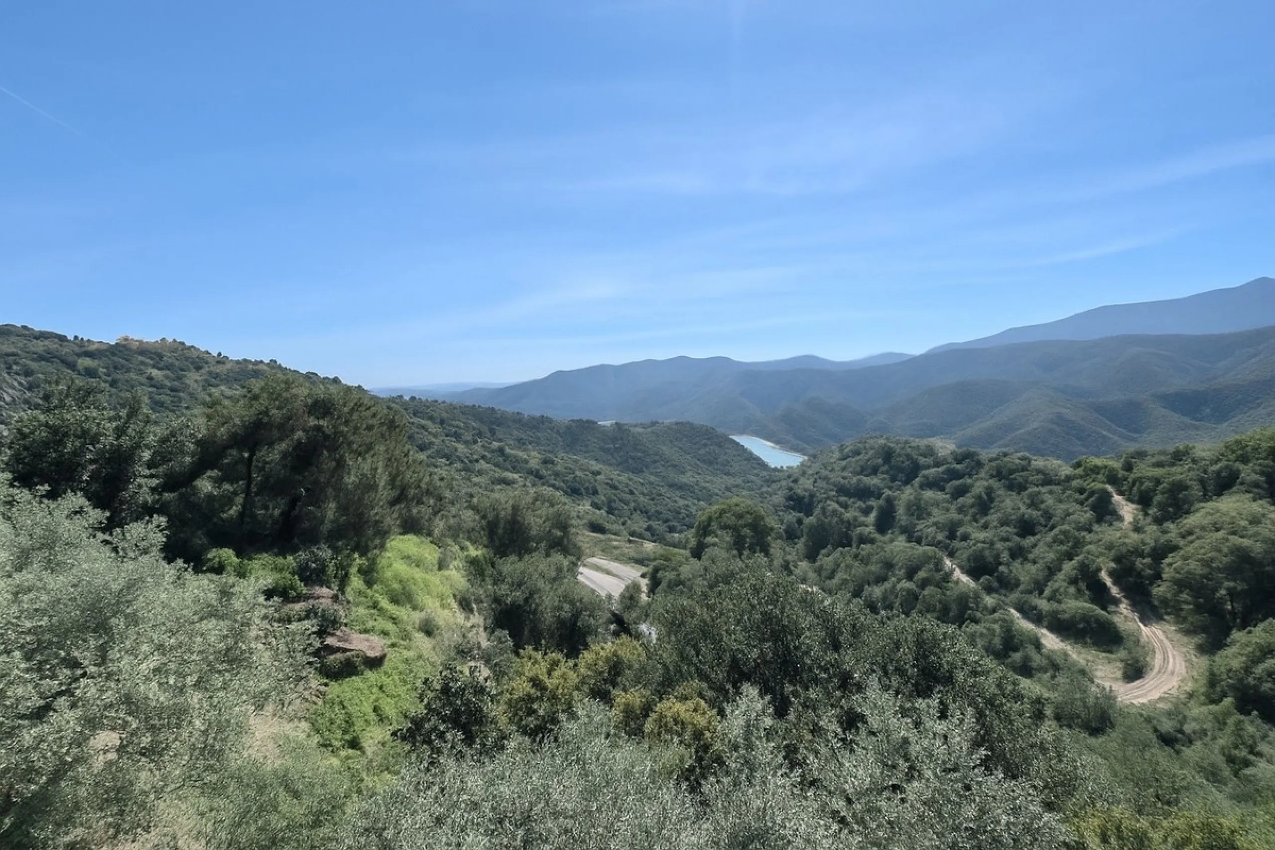 Amazing villa with breathtaking panoramic views  over the Lake of Istan, the Mediterranean and the coast with a south to west orientation.