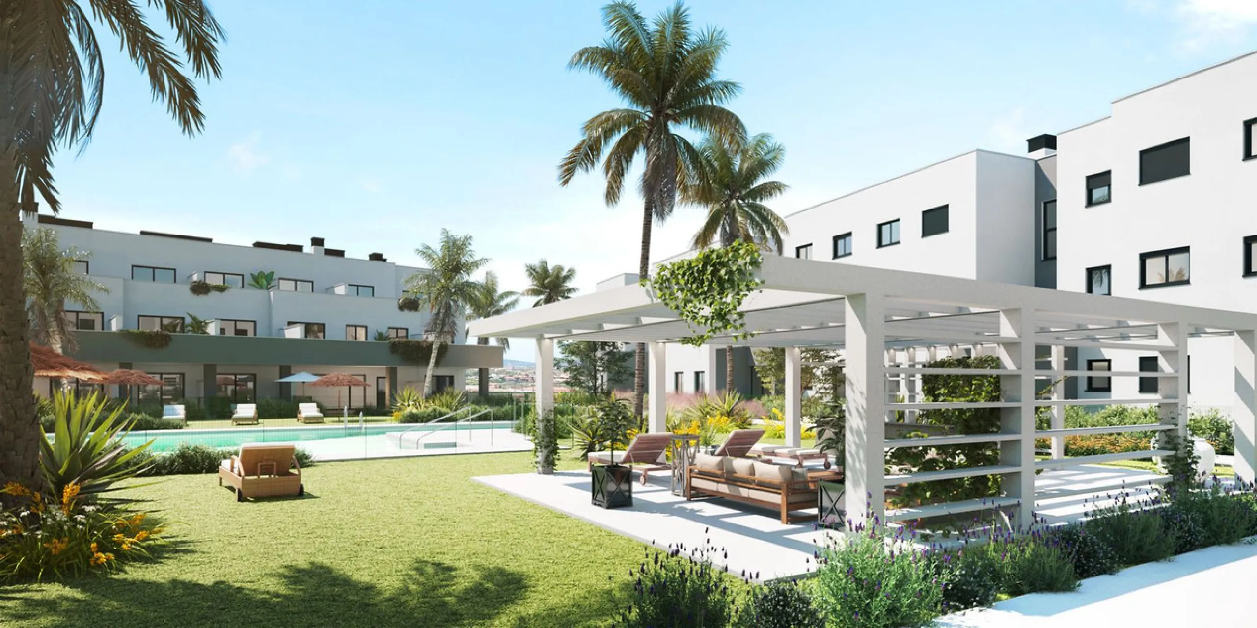Contemporary 2 bedroom apartment for sale in Estepona west