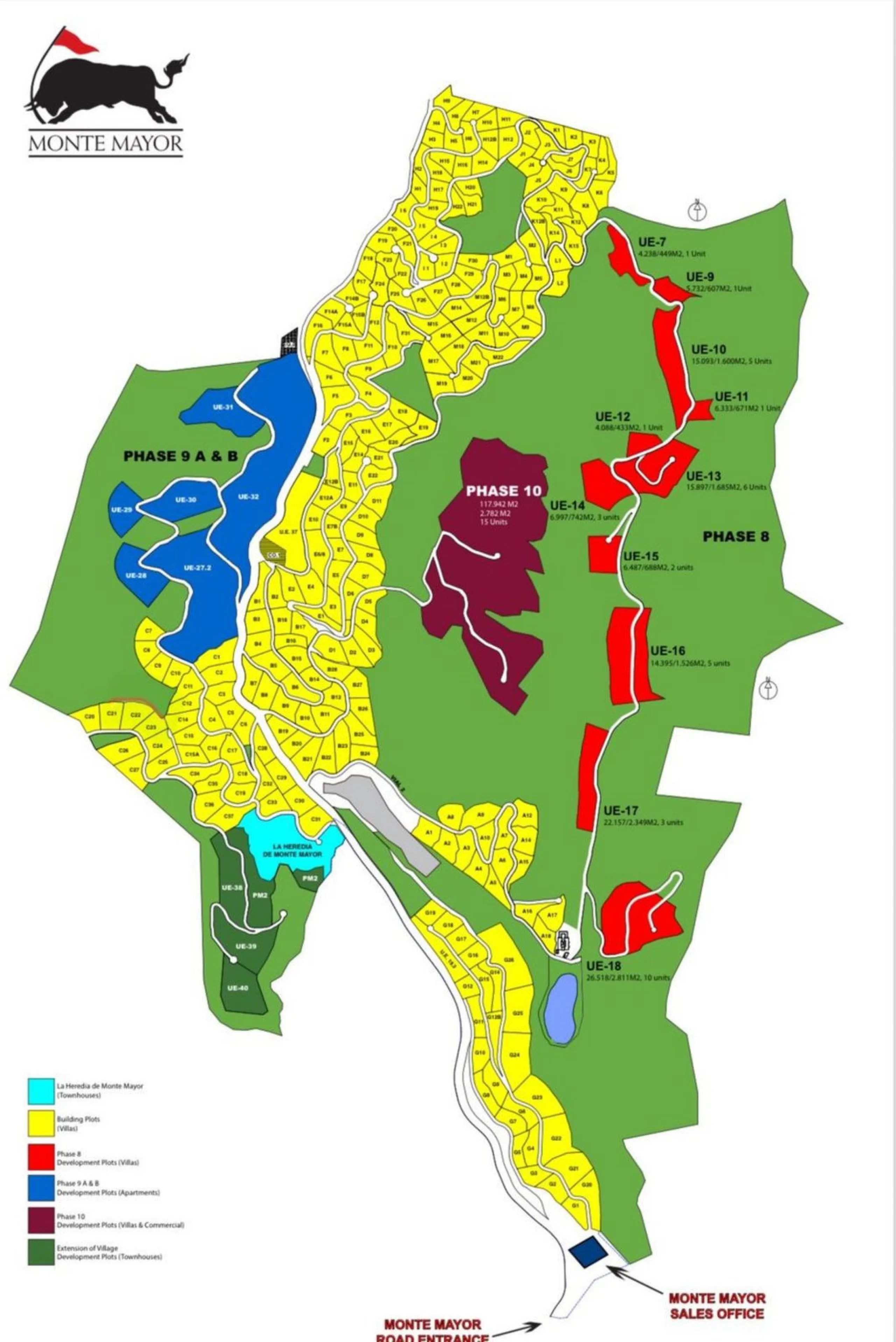 Monte Mayor: Big plot with Project and Licence ready to built. This plot is in the perfect setting to build a villa overlooking the green mountains of Benahavis, Landscape and Sea.