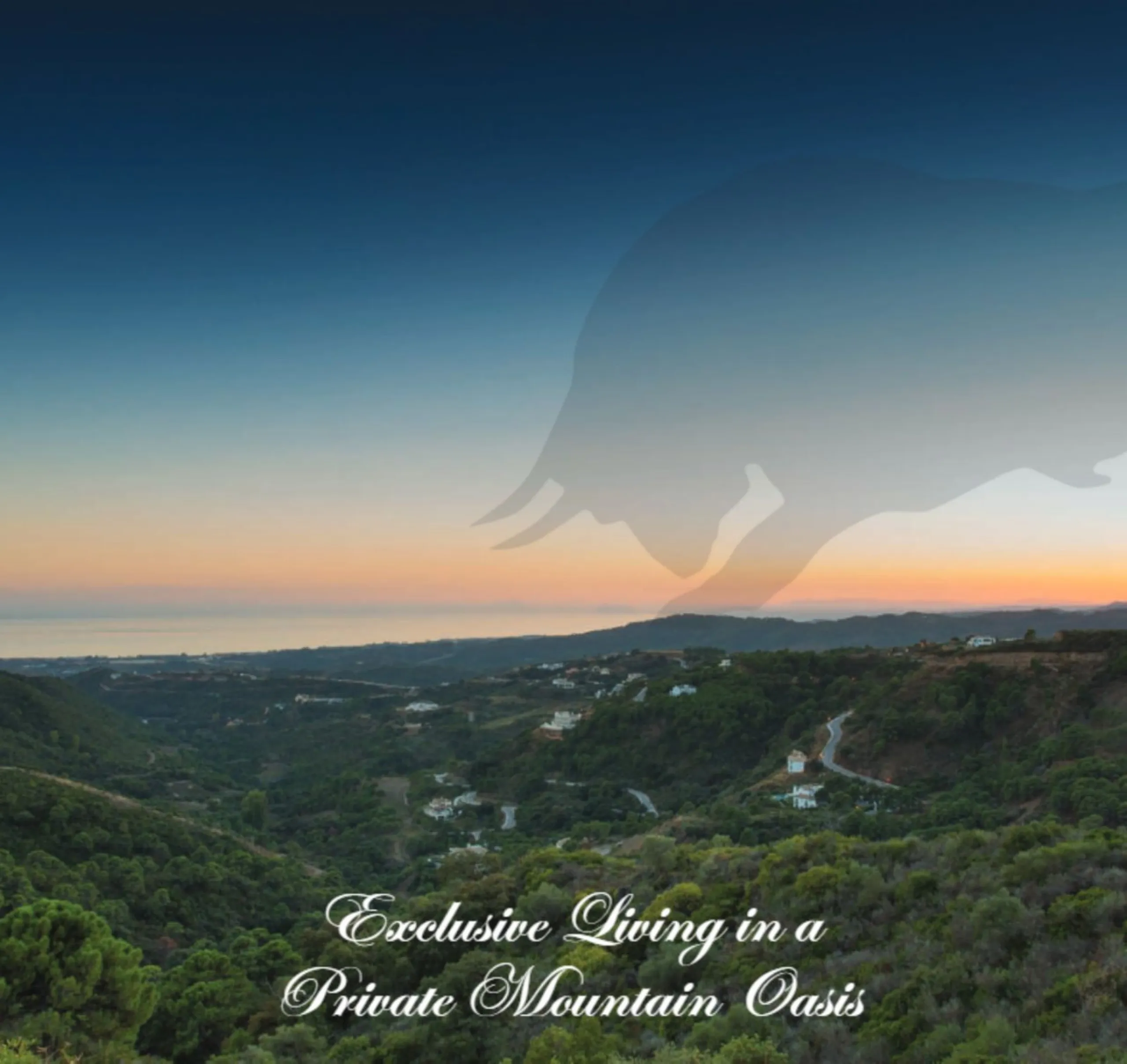 Monte Mayor: Big plot with Project and Licence ready to built. This plot is in the perfect setting to build a villa overlooking the green mountains of Benahavis, Landscape and Sea.